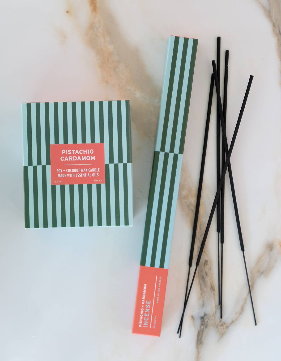 Essentials: Pistachio + Cardamom Candle  | 12 oz.