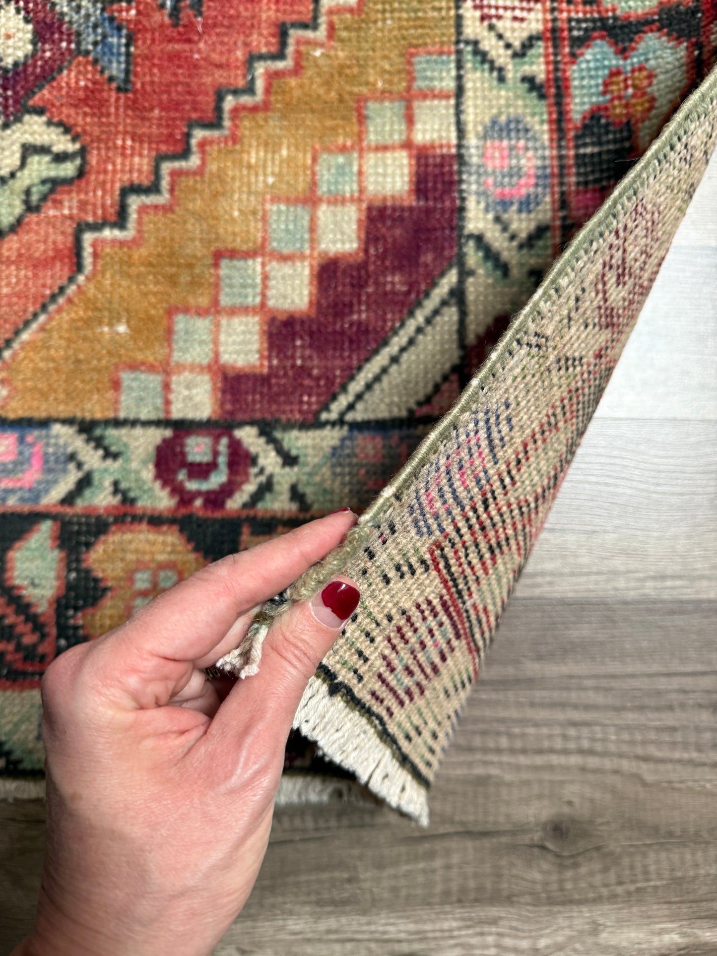 Vintage Turkish Rug No. R1215 - 3.1’x9.8’