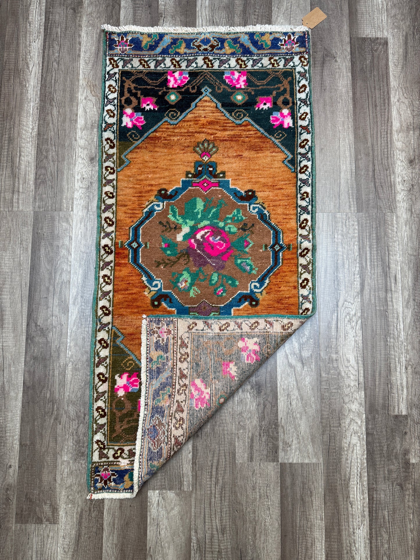 Vintage Turkish Mini Rug 1.8’x3.9' - No. 705