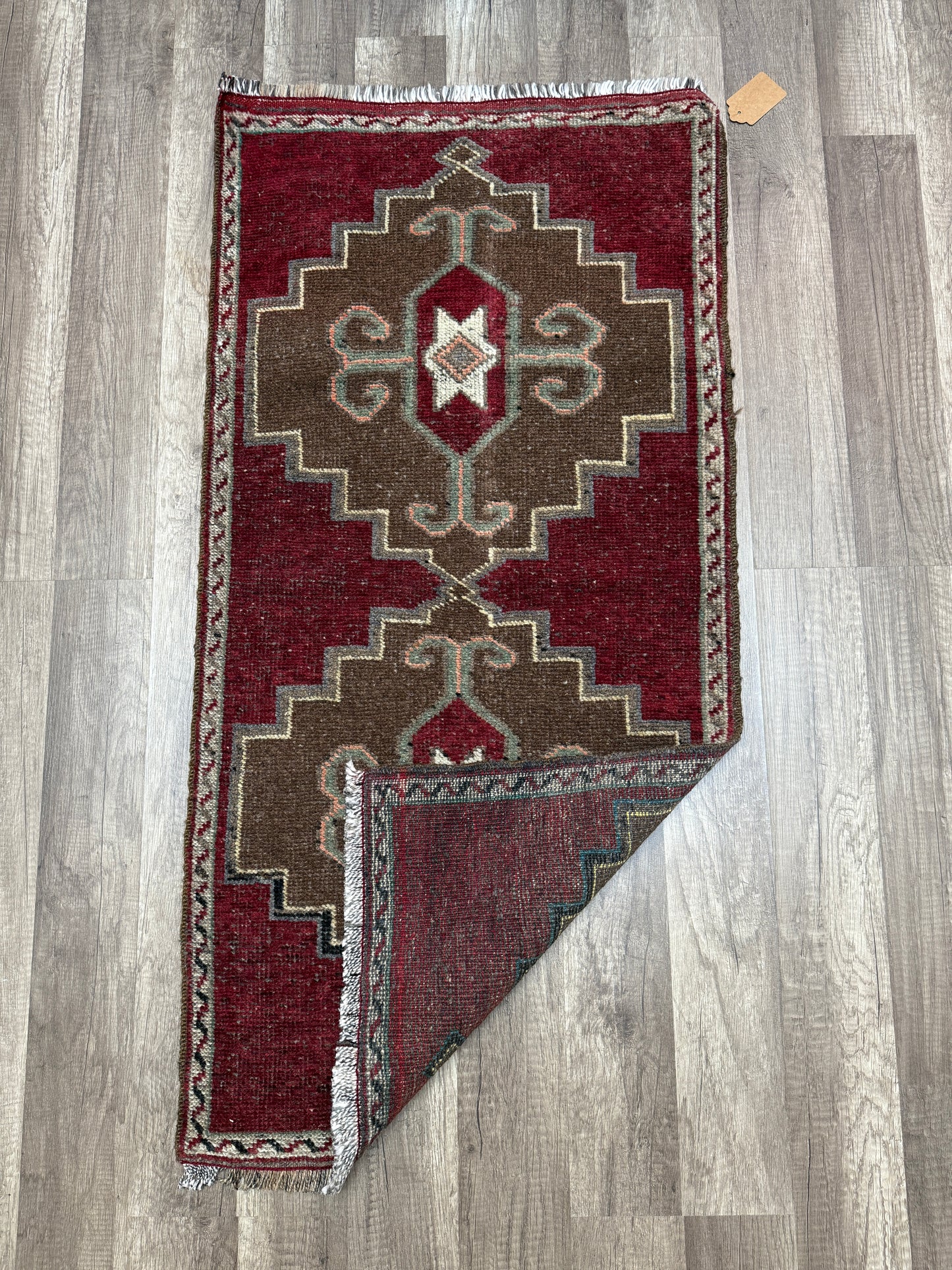 Vintage Turkish Mini Rug 1.8’x3.7' - No. 689