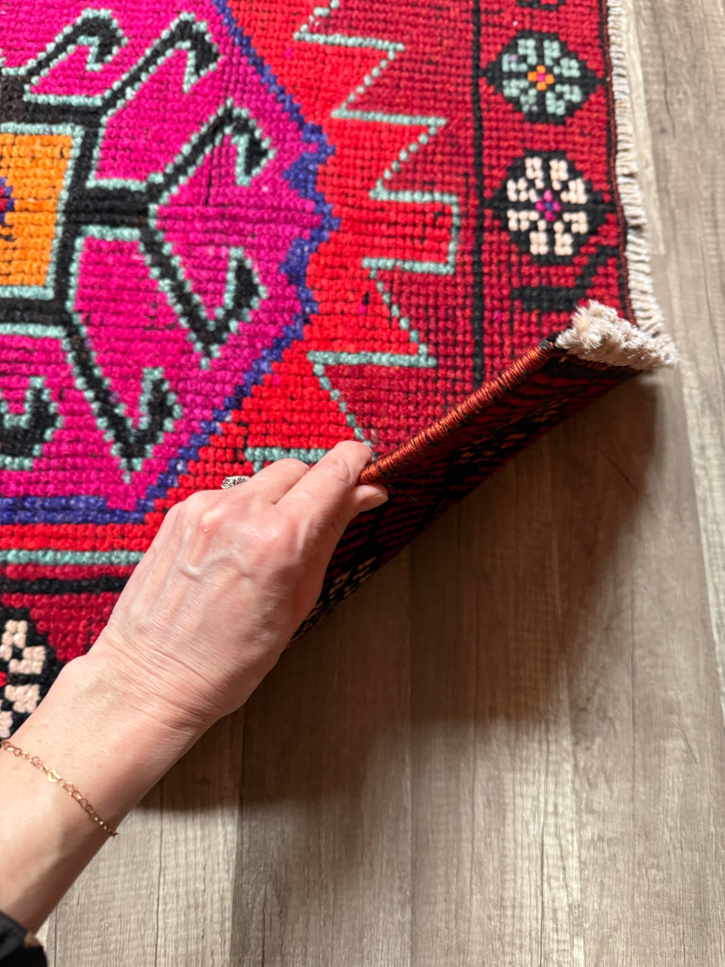 Vintage Turkish Rug No. R1220 - 2.7’x11.4’