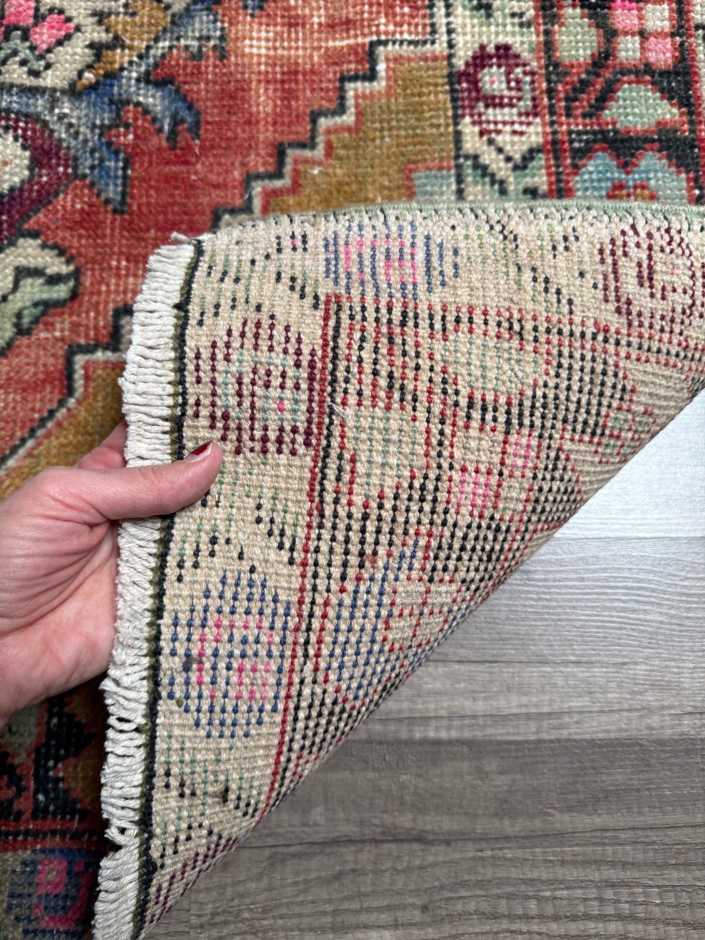 Vintage Turkish Rug No. R1215 - 3.1’x9.8’