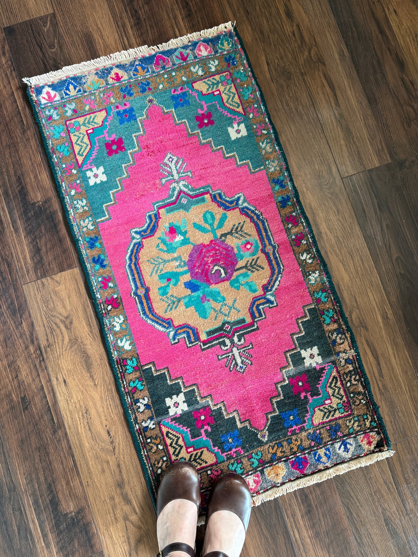 Vintage Turkish Mini Rug 1.9’x3.8' - No. 728