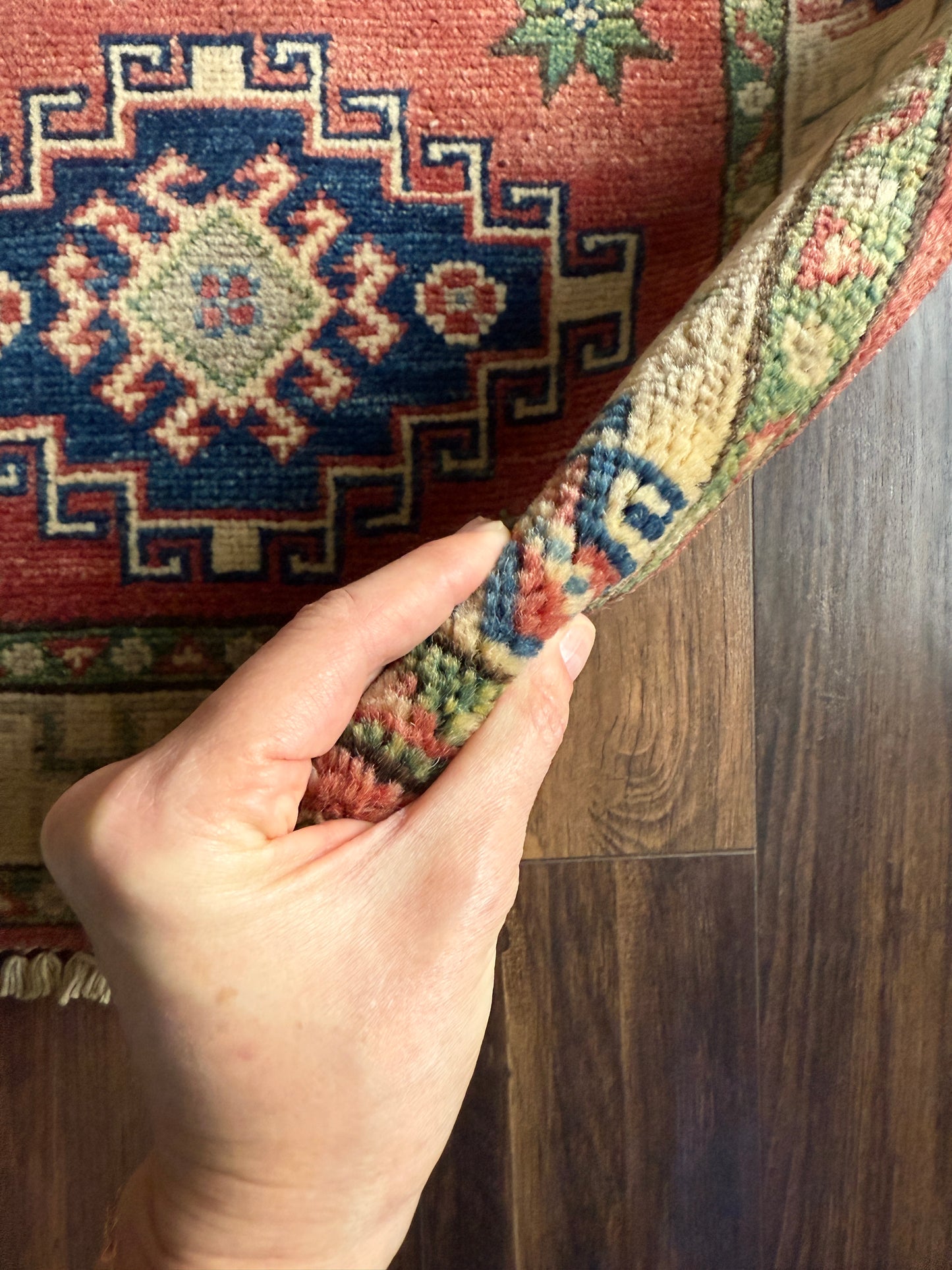 Vintage Afghan Mini Rug 2’x3.2' - No. 714