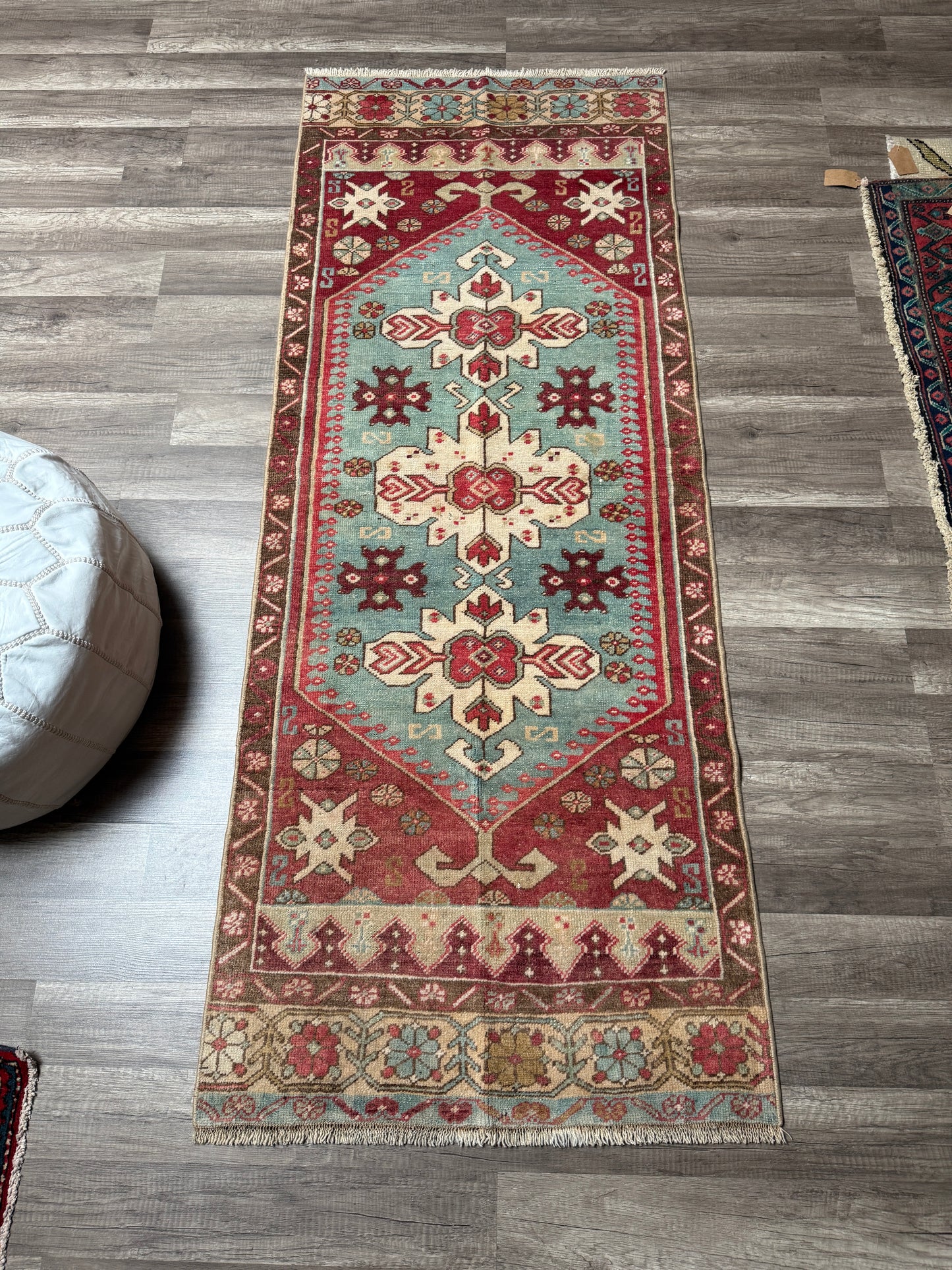 Vintage Turkish Rug No. R1216 - 2.4’x6.1’