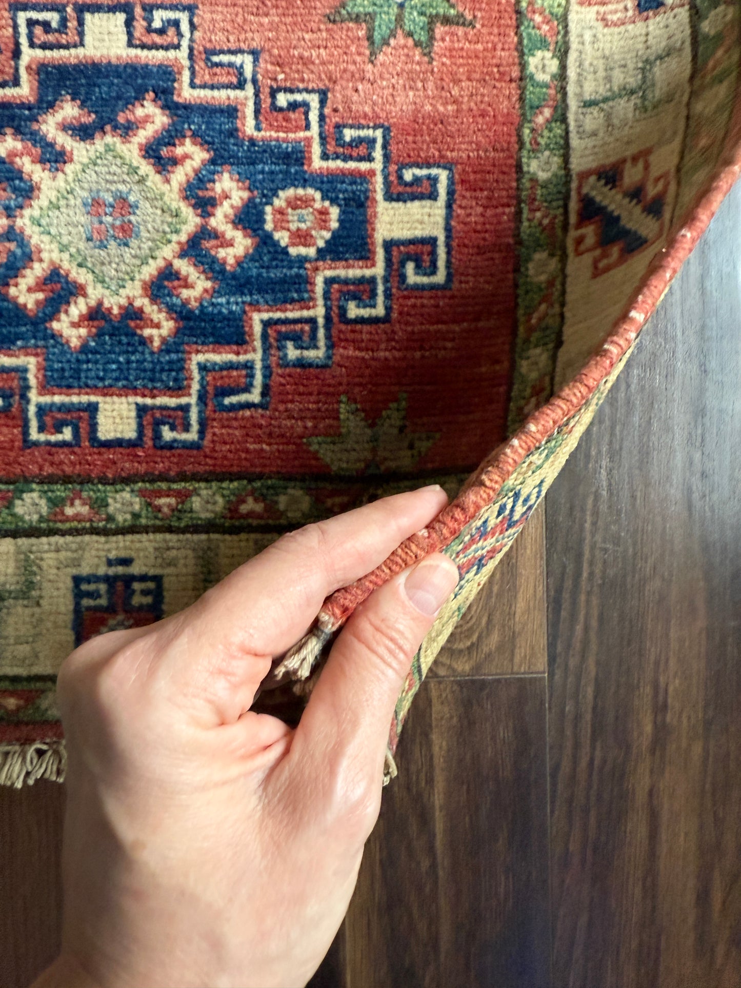 Vintage Afghan Mini Rug 2’x3.2' - No. 714