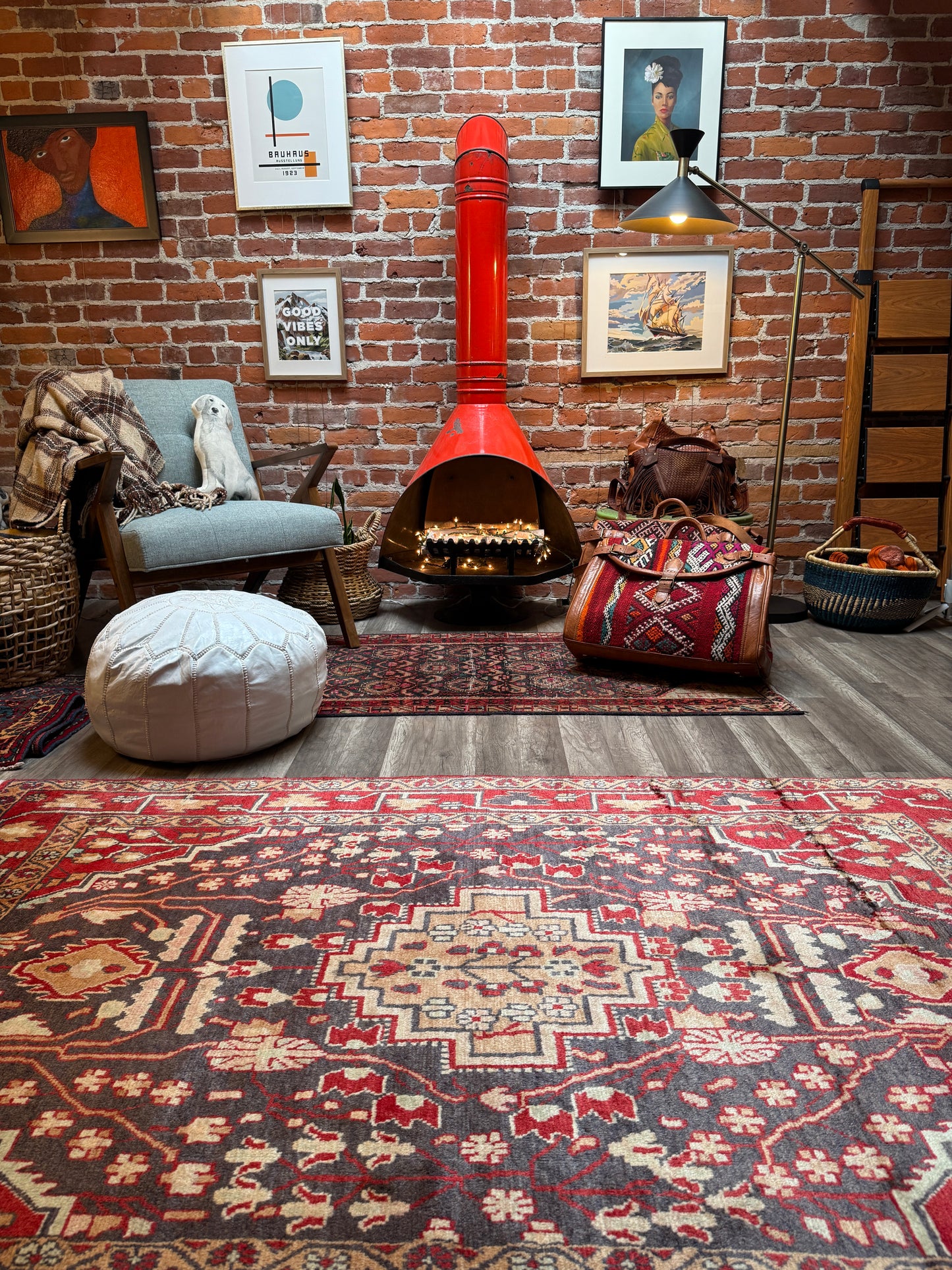 Vintage Persian Style Rug No. A1208 - 4.3’x6.7’