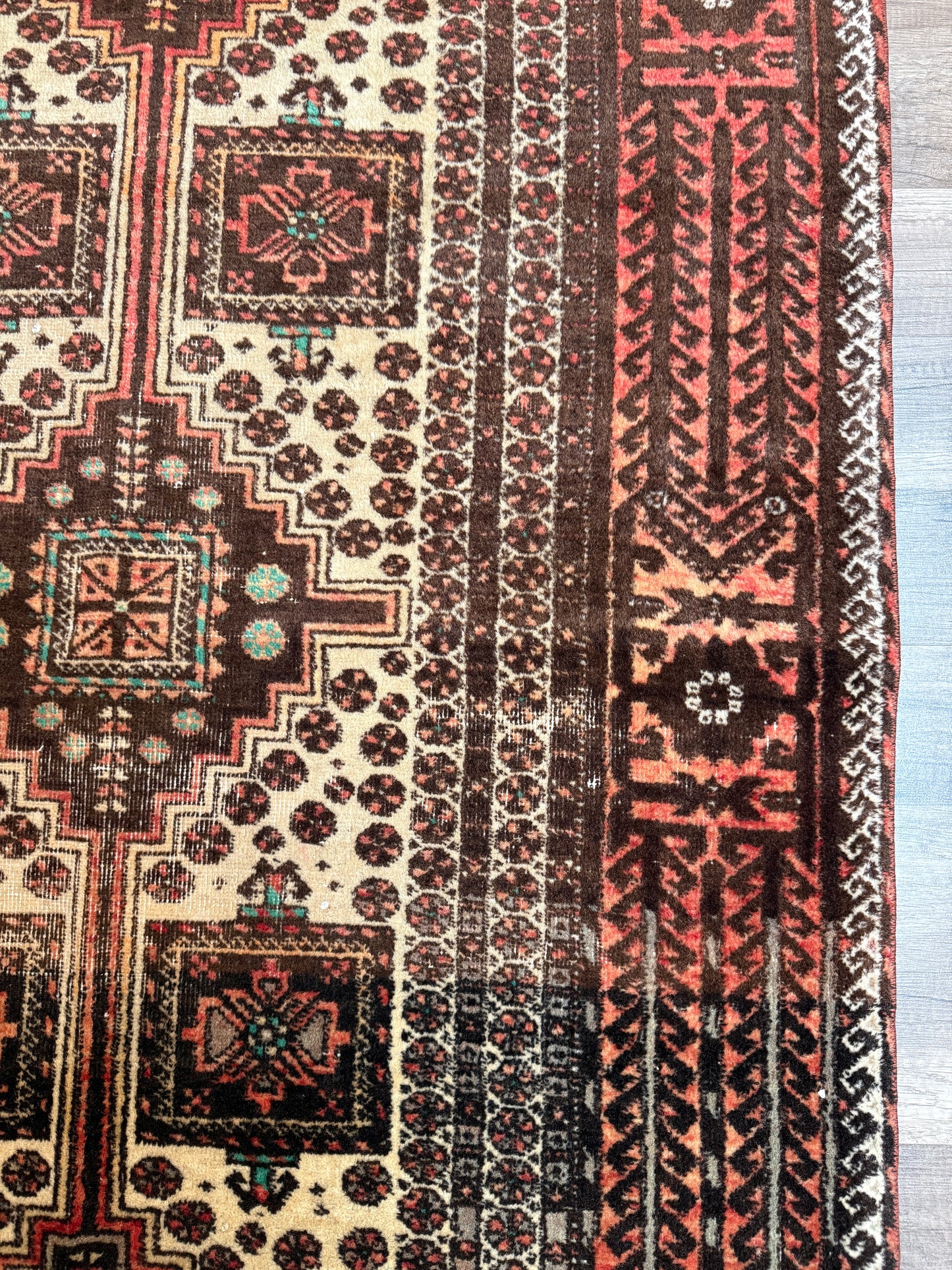 Vintage Turkish Rug No. A1214 - 3.4’x6.4’