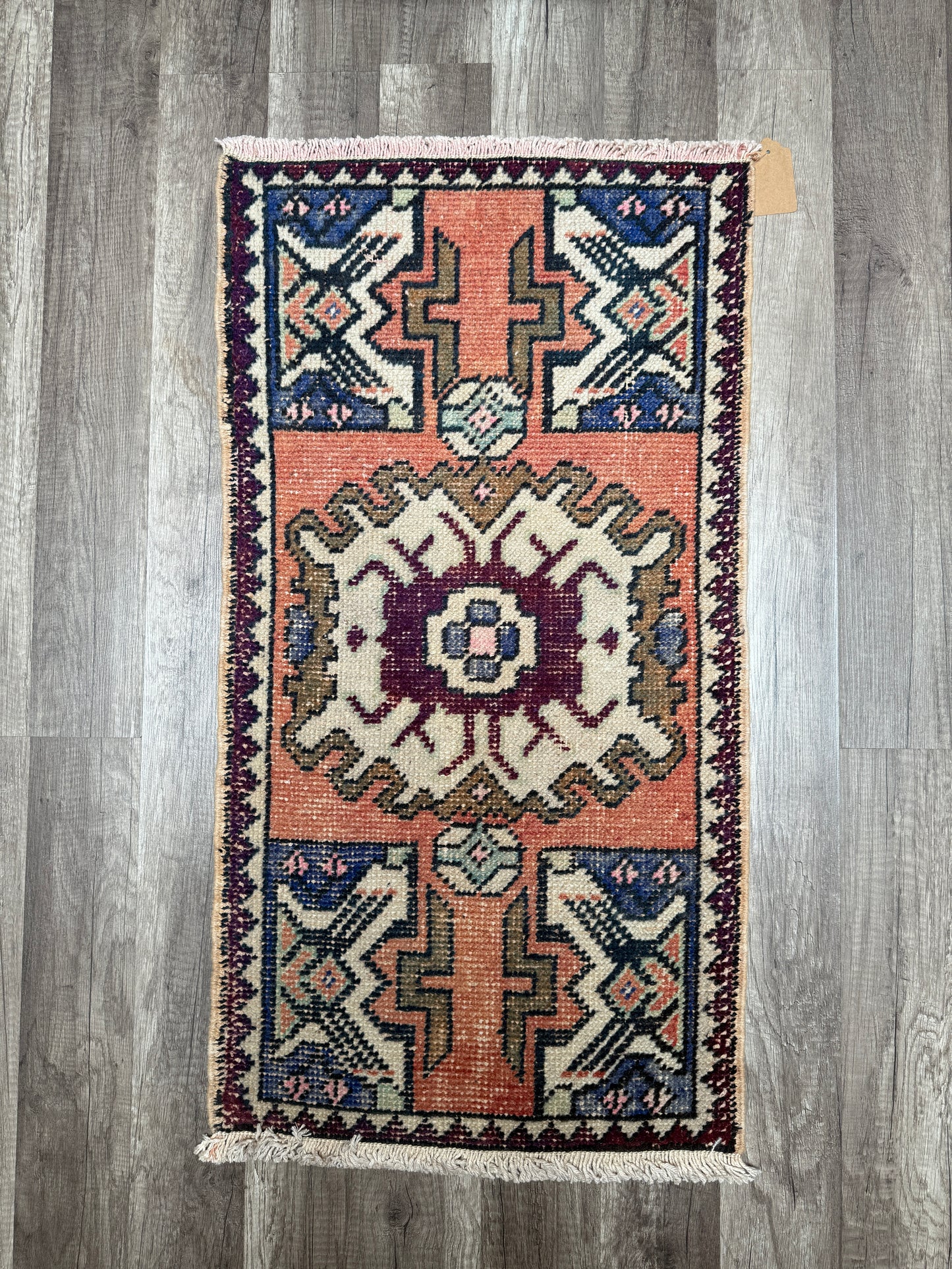 Vintage Turkish Mini Rug 1.6’x3' - No. 685