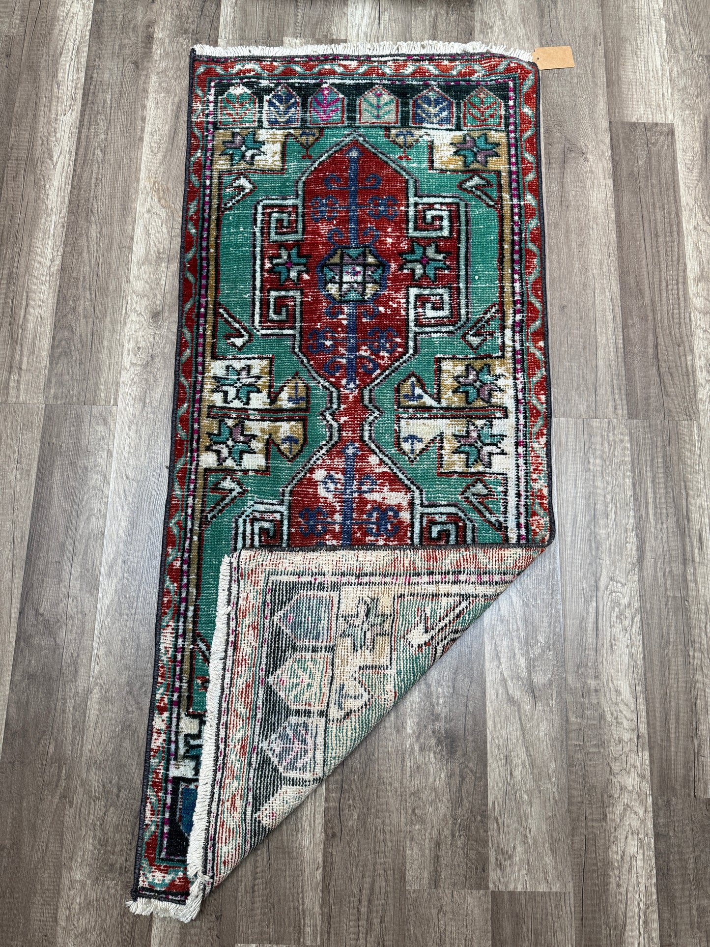 Vintage Turkish Mini Rug 1.8’x4.0' - No. 687