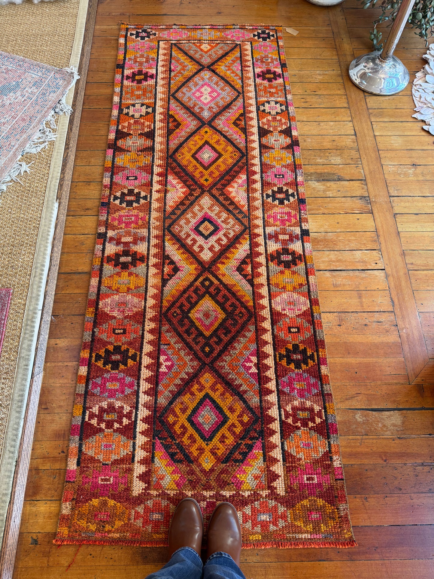 Vintage Turkish Runner Rug No. R1190 - 2.8' x 7.6'
