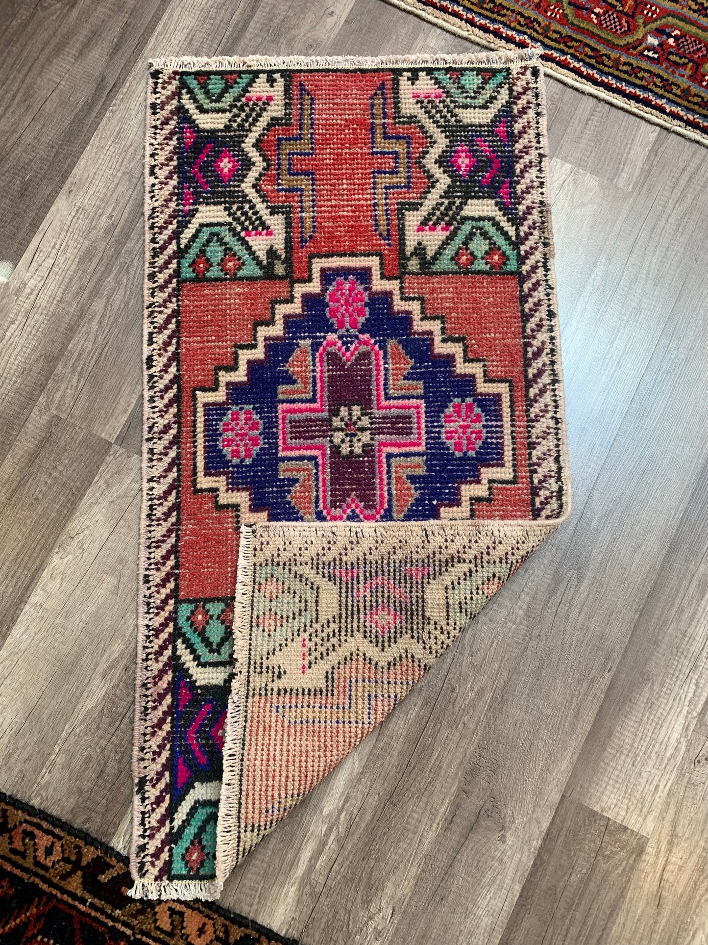 Vintage Turkish Mini Rug 1.6’x3.1' - No. 674