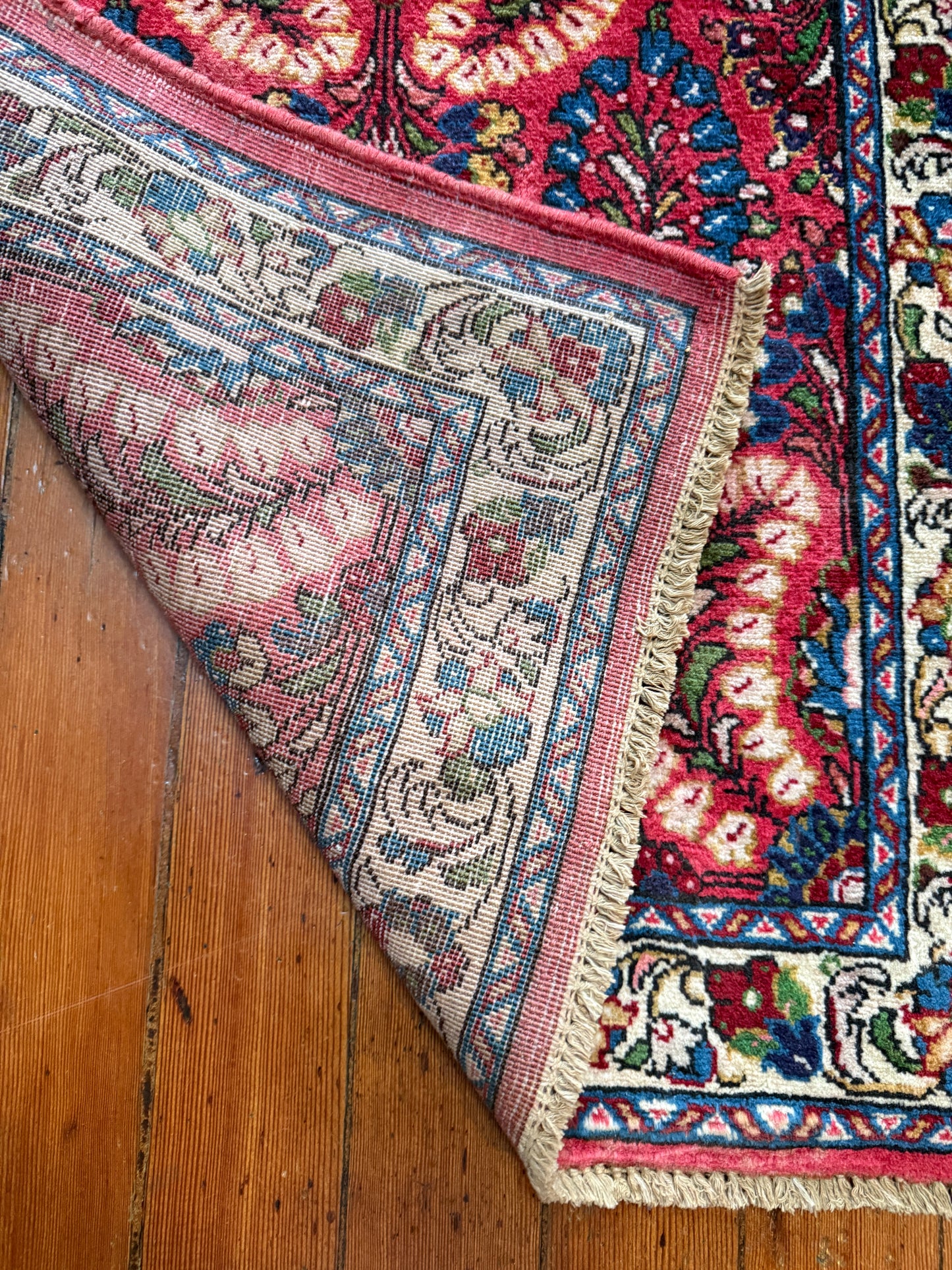 Vintage Persian Sarouk Runner Rug No. R1201 - 2.2' x 4.6'