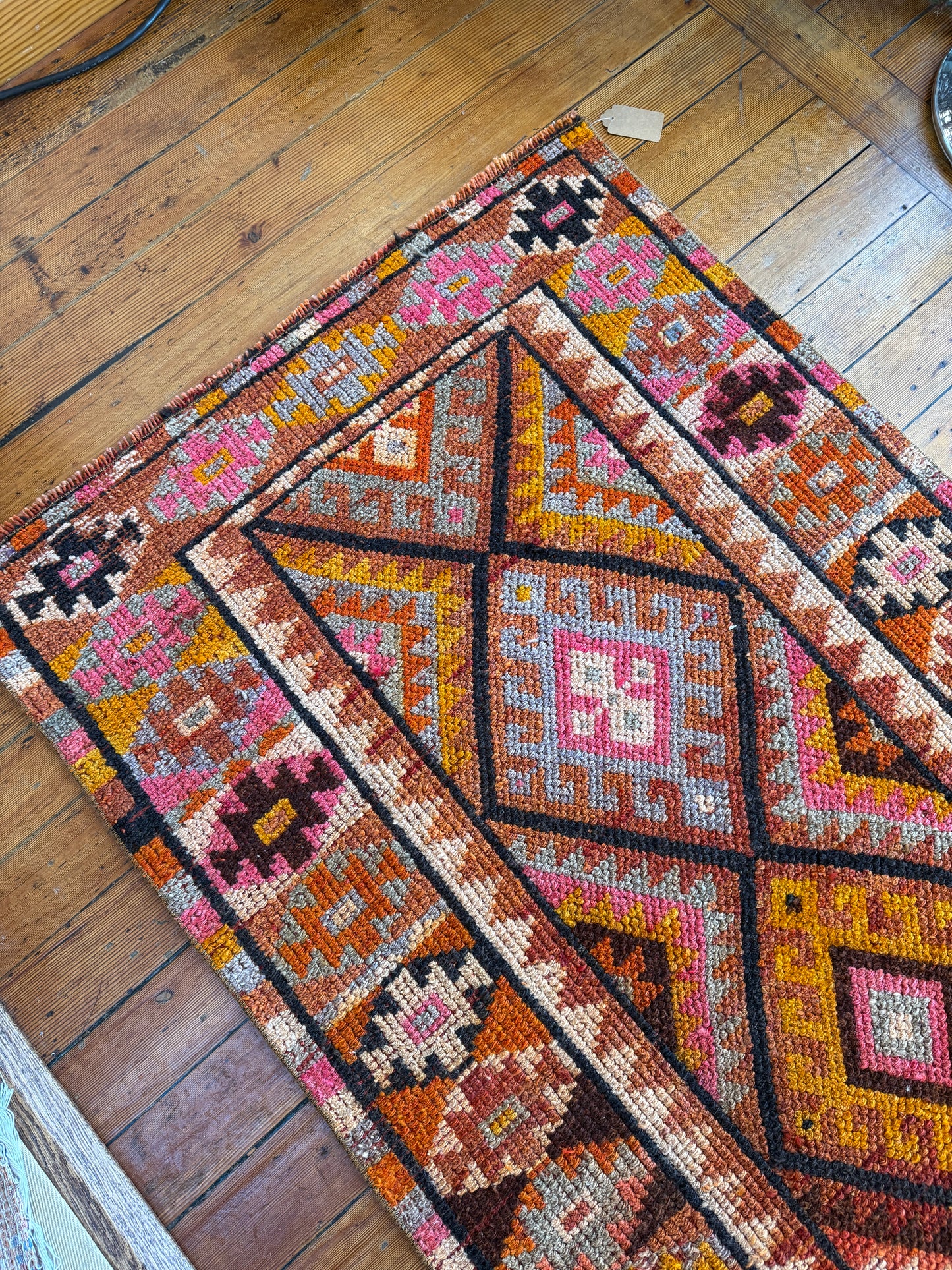 Vintage Turkish Runner Rug No. R1190 - 2.8' x 7.6'