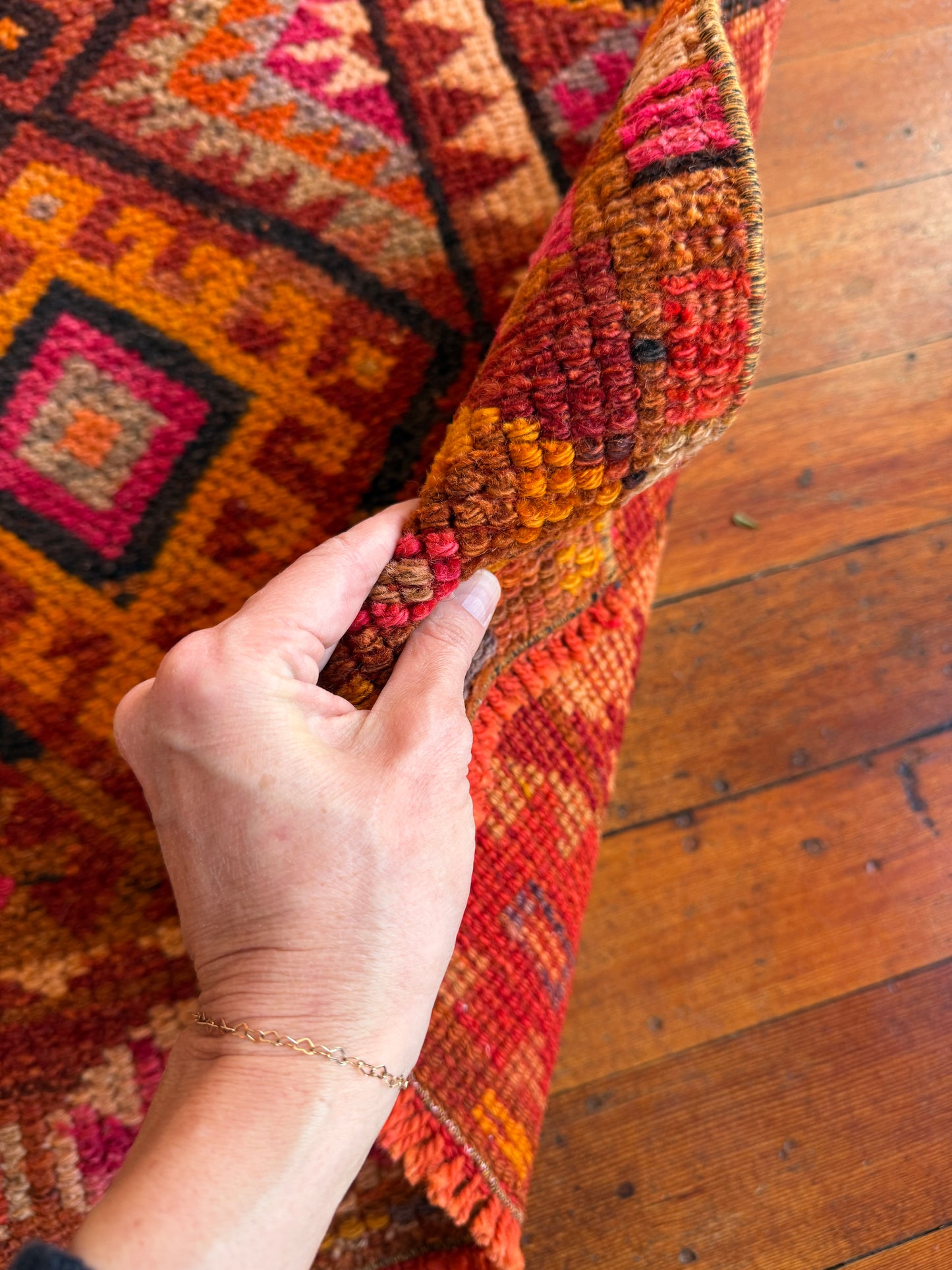 Vintage Turkish Runner Rug No. R1190 - 2.8' x 7.6'