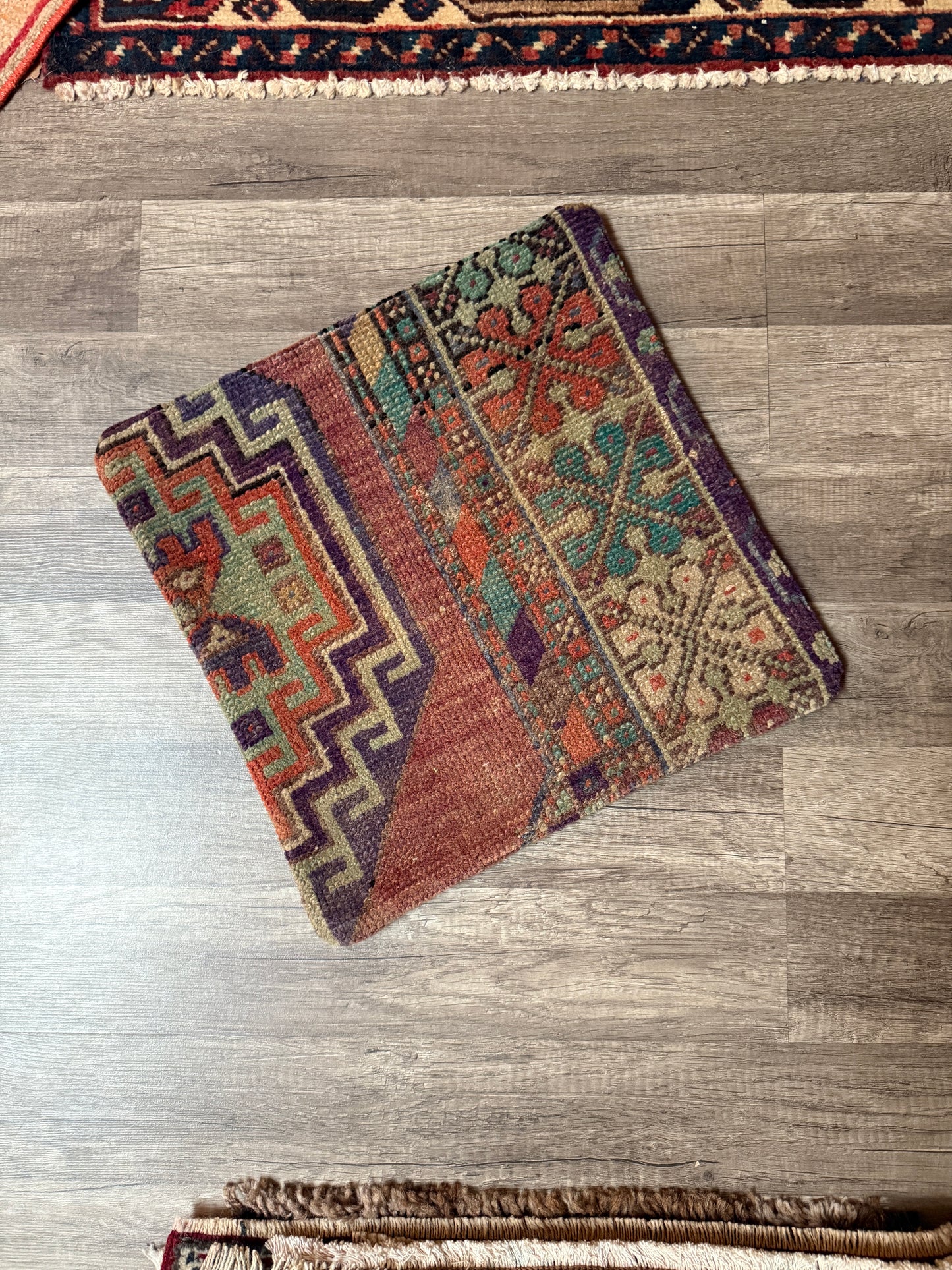 No. P396 - 16" X 16" Turkish Rug Pillow Cover