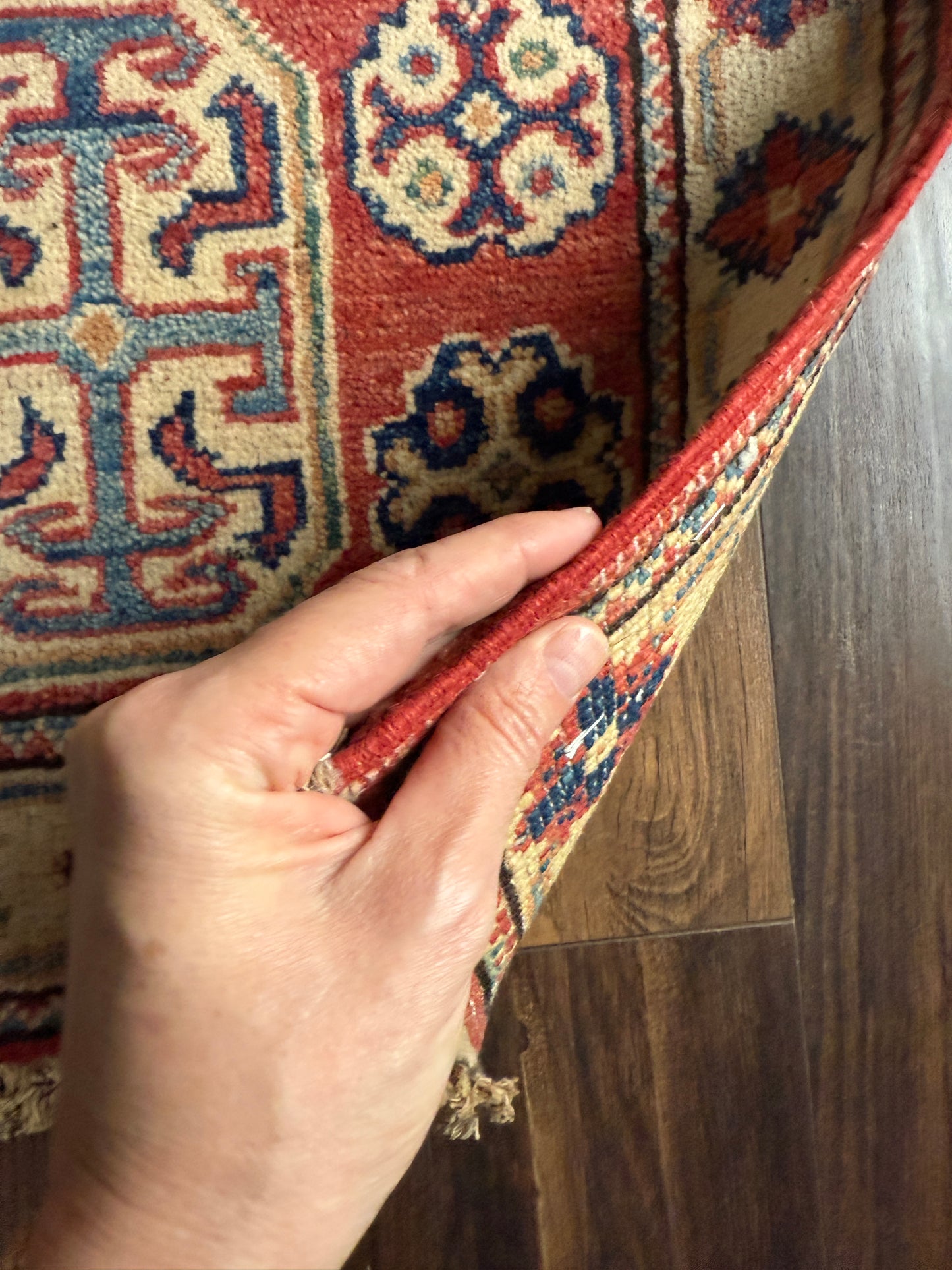 Vintage Afghan Mini Rug 2’x3.1' - No. 722