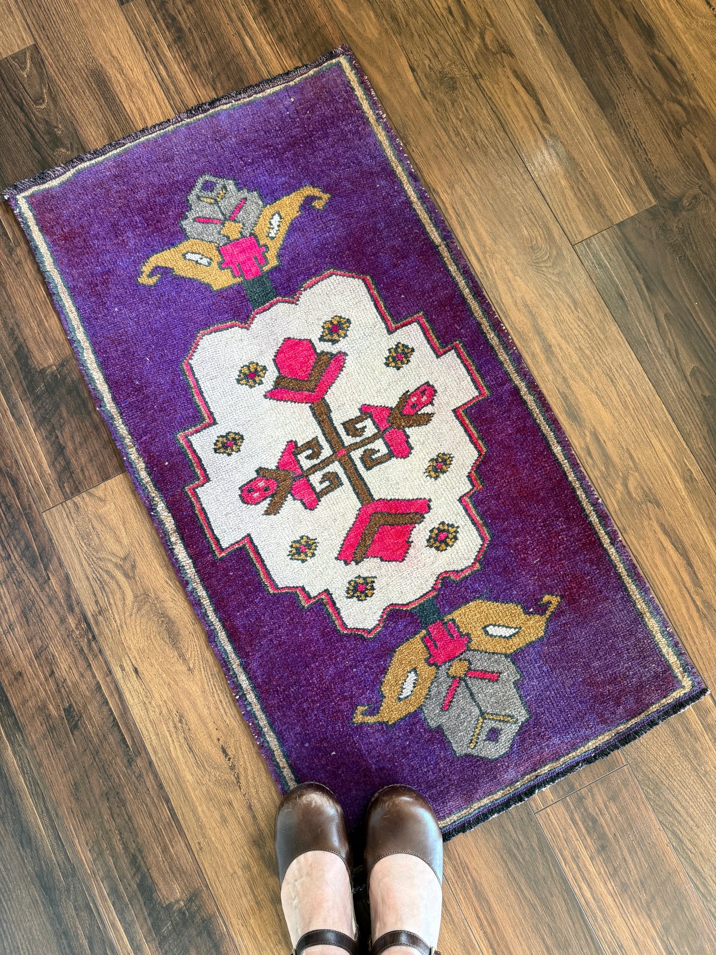 Vintage Turkish Mini Rug 1.8’x3.5' - No. 730