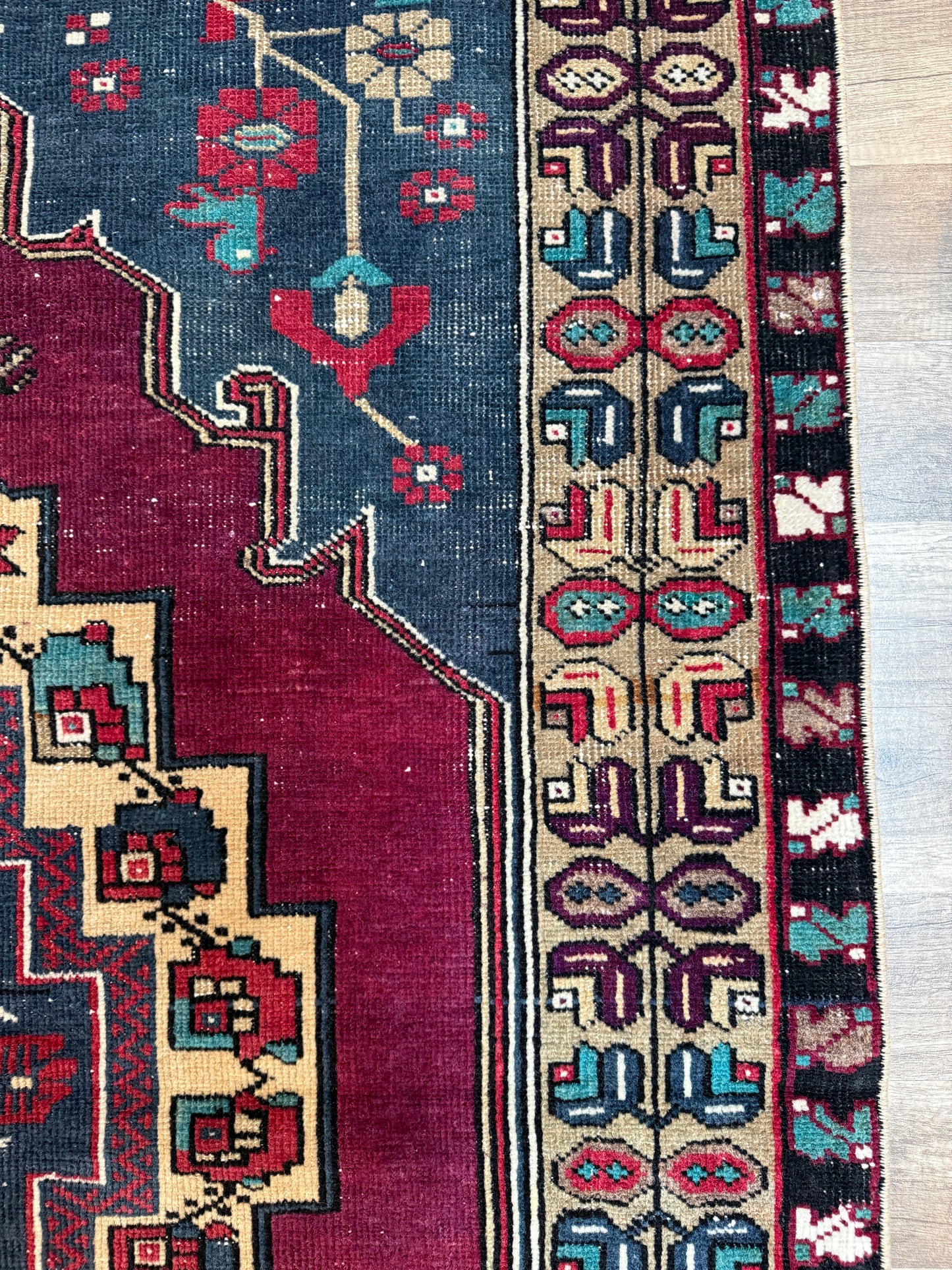 Vintage Turkish Rug No. A1213 - 3.3’x6.2’