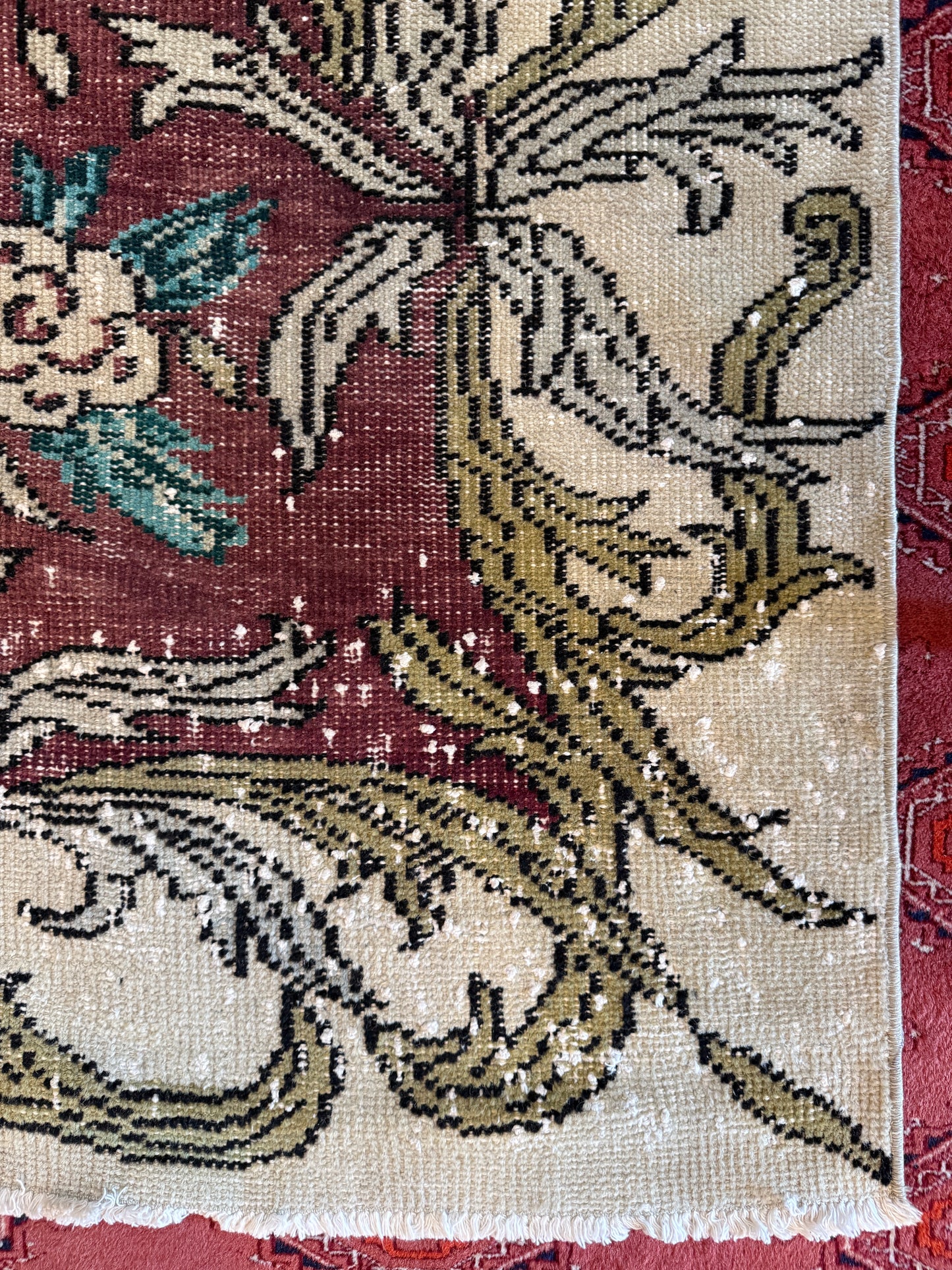 Vintage Turkish Area Rug No. A1191 - 6.1'x9.3'