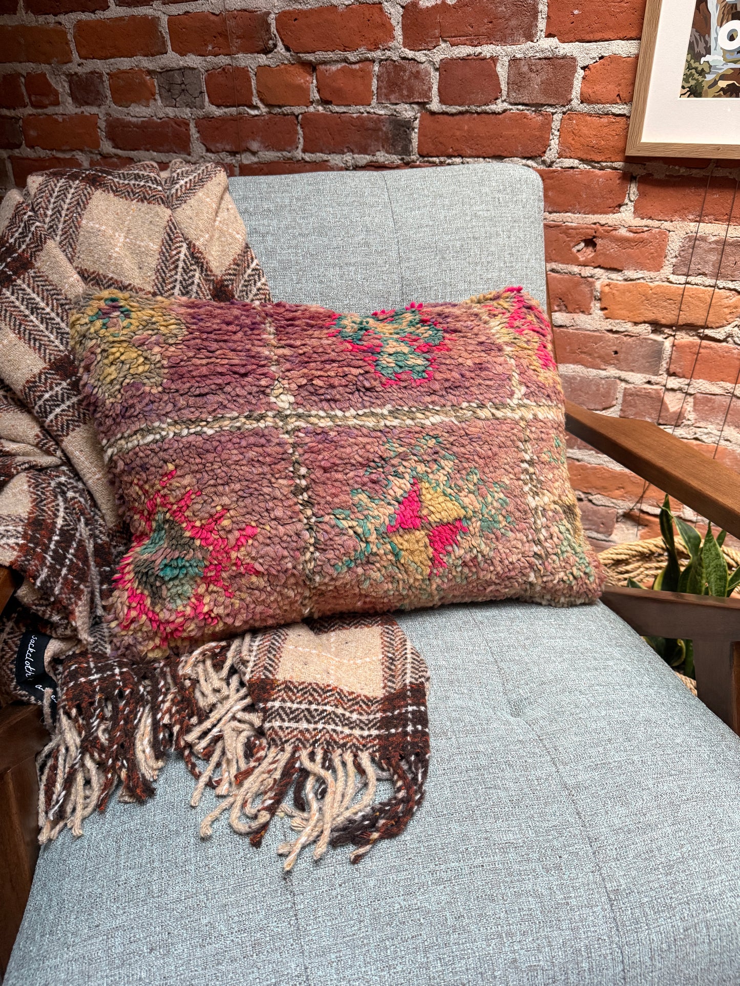 No. P419 - 15" X 21" Moroccan Rug Pillow Cover