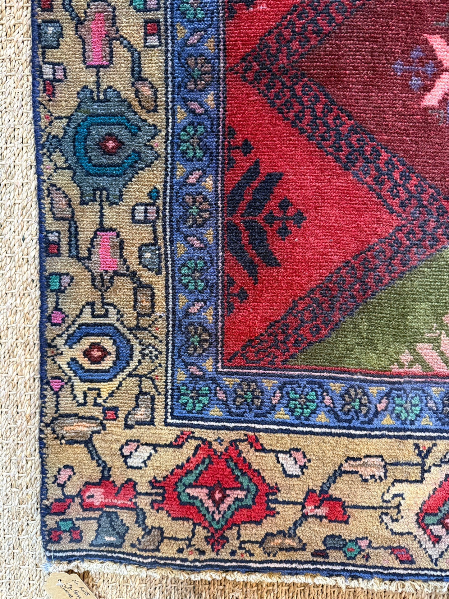 Vintage Persian Shiraz Runner Rug No. R1195 - 2.8' x 10'