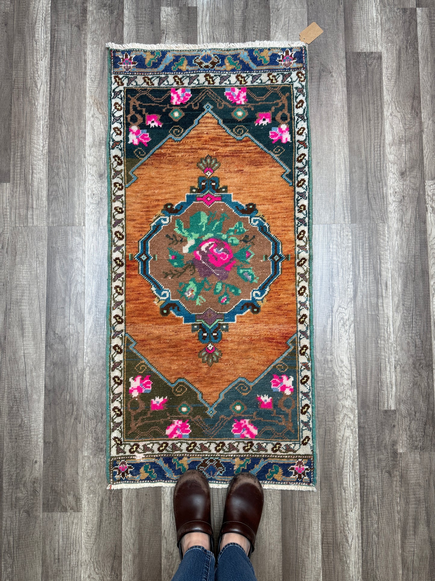 Vintage Turkish Mini Rug 1.8’x3.9' - No. 705