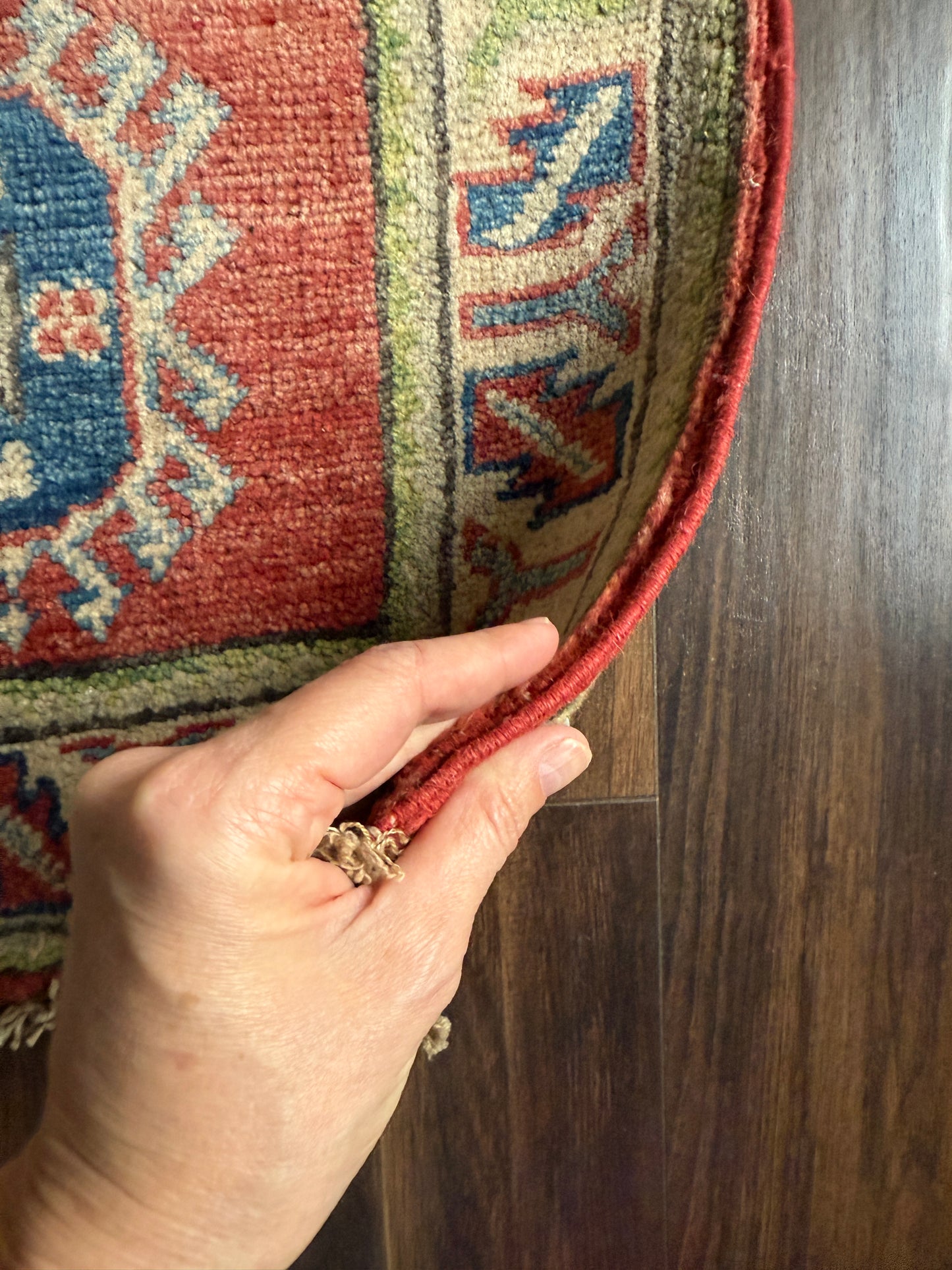 Vintage Afghan Mini Rug 2’x3.2' - No. 719