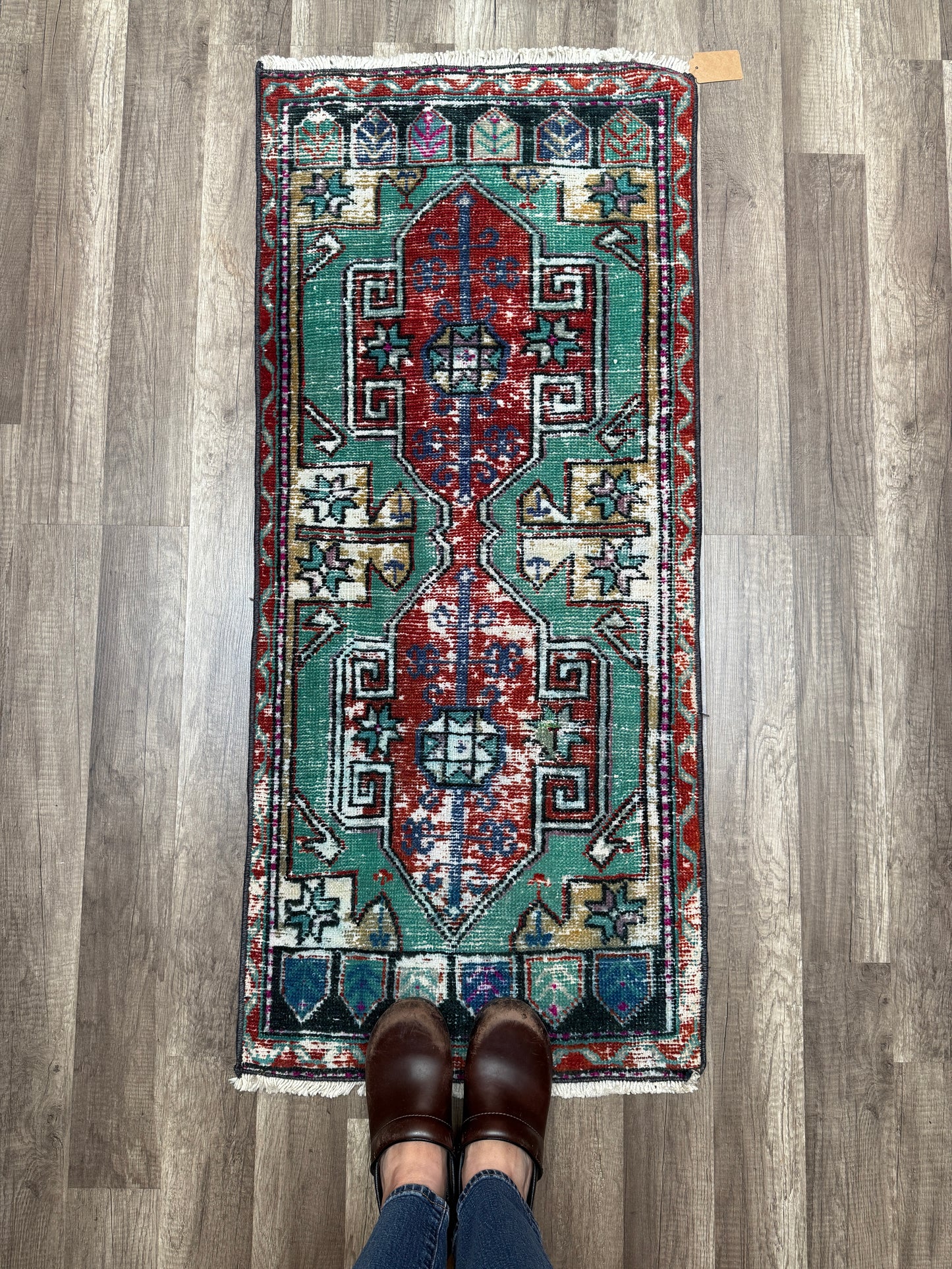 Vintage Turkish Mini Rug 1.8’x4.0' - No. 687