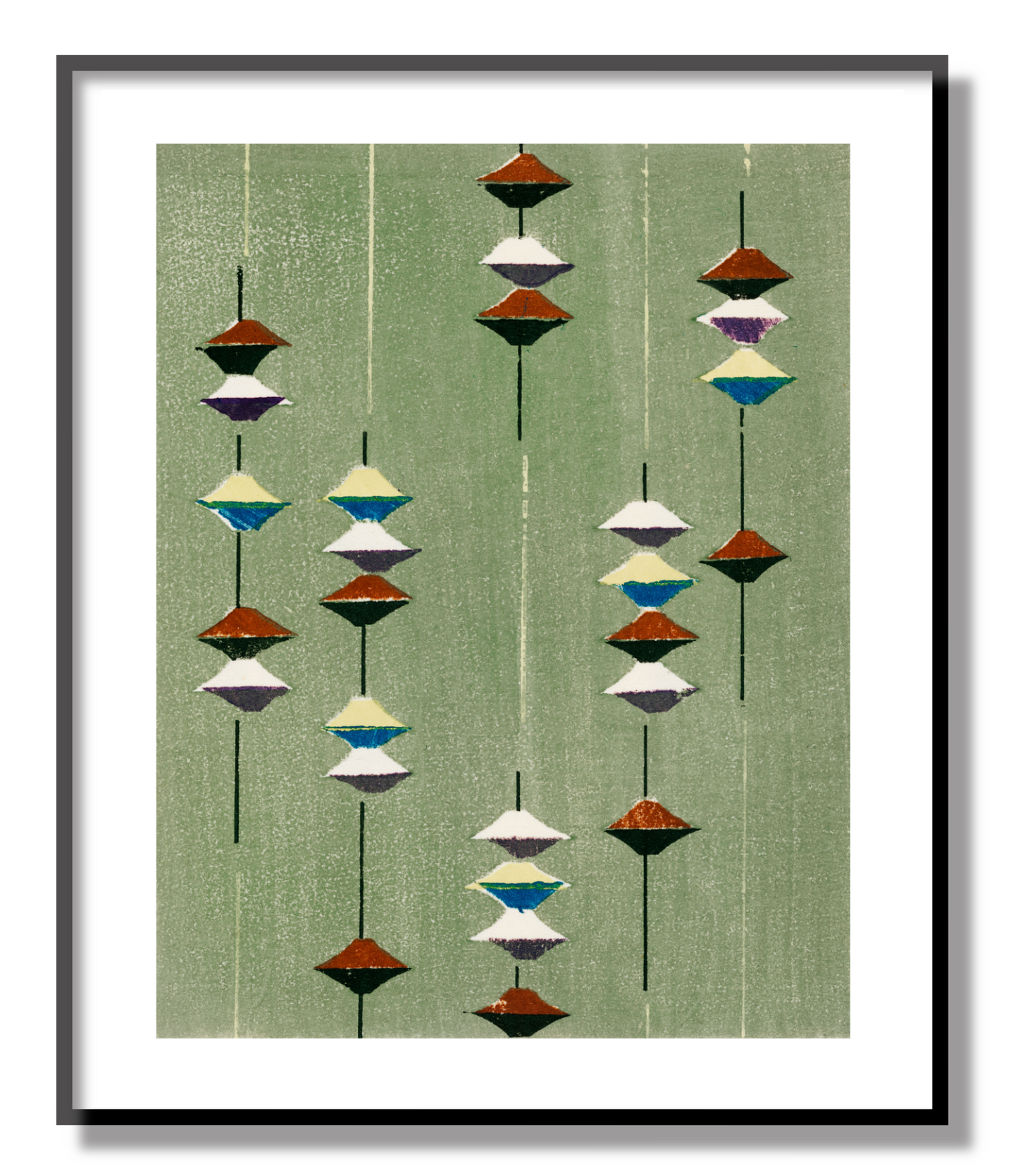 Japanese Textile Woodblock Giclée Print