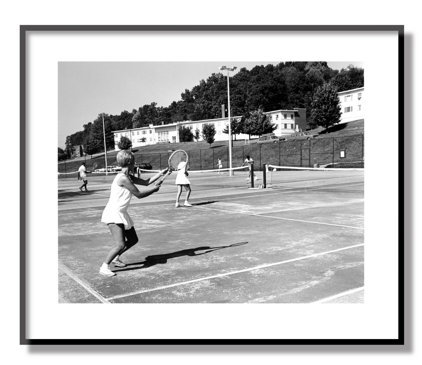 Playing Tennis Giclée Print