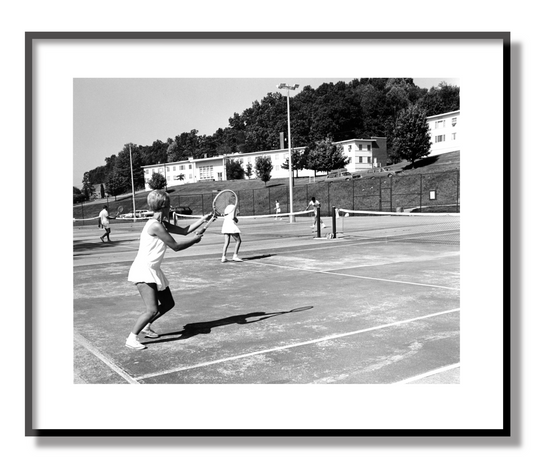Playing Tennis Giclée Print