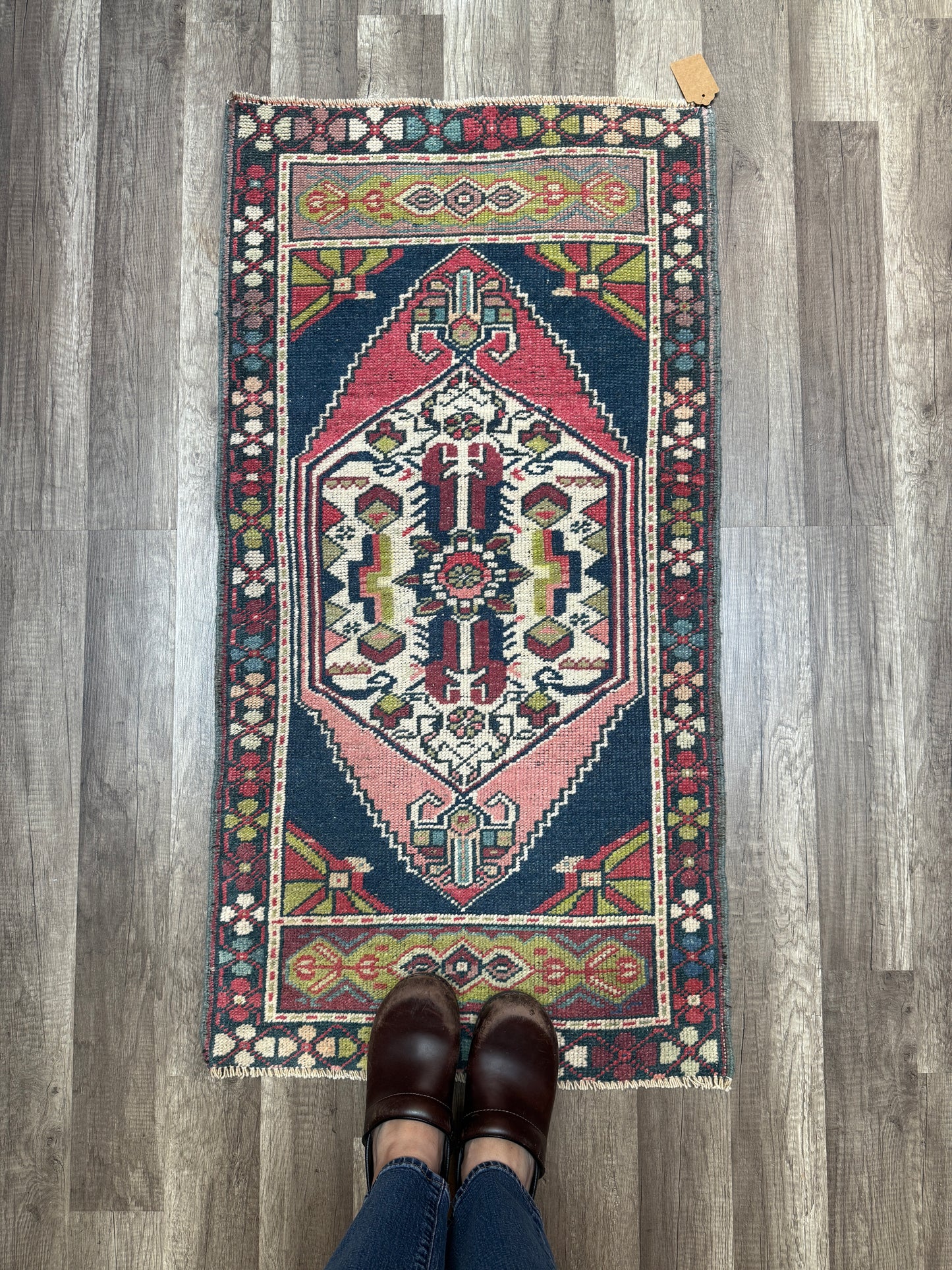 Vintage Turkish Mini Rug 1.9’x3.6' - No. 686