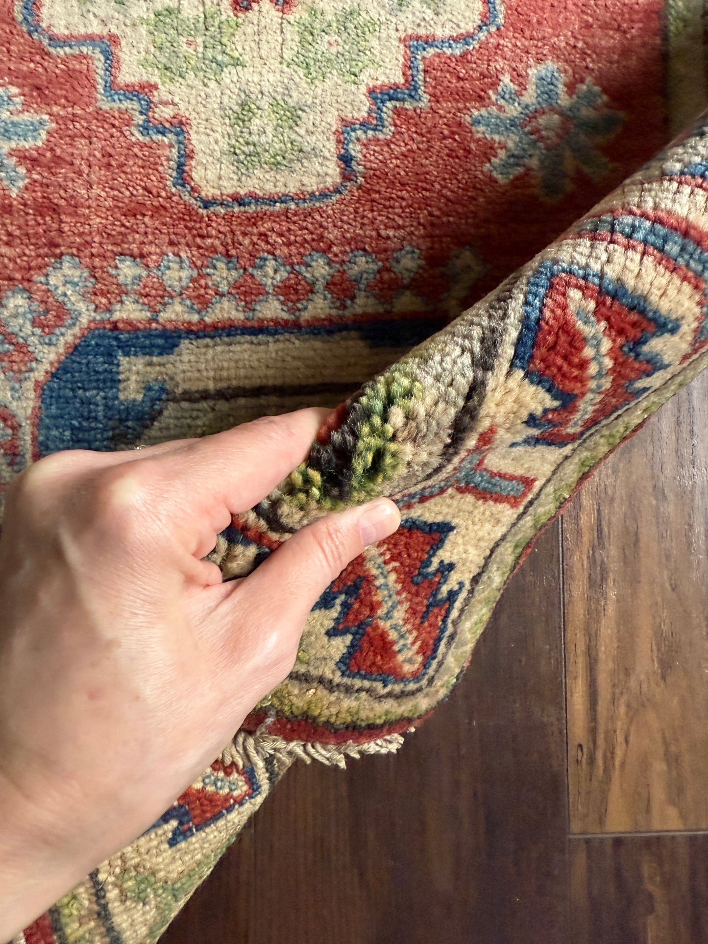 Vintage Afghan Mini Rug 2’x3.2' - No. 719