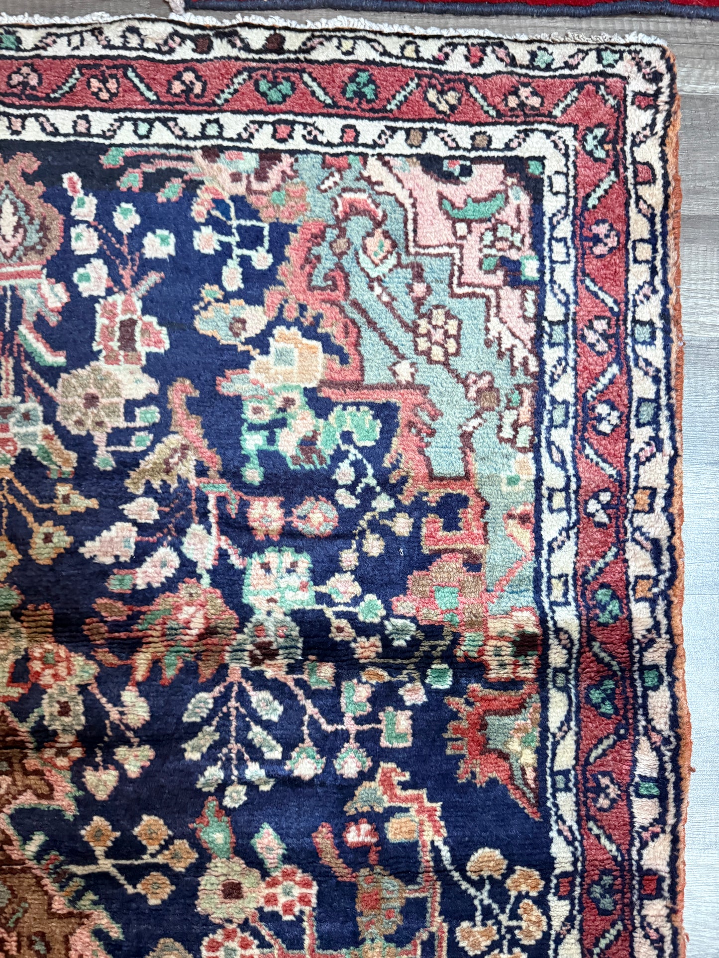 Vintage Persian Rug No. A1222 - 3.4’x6.7’