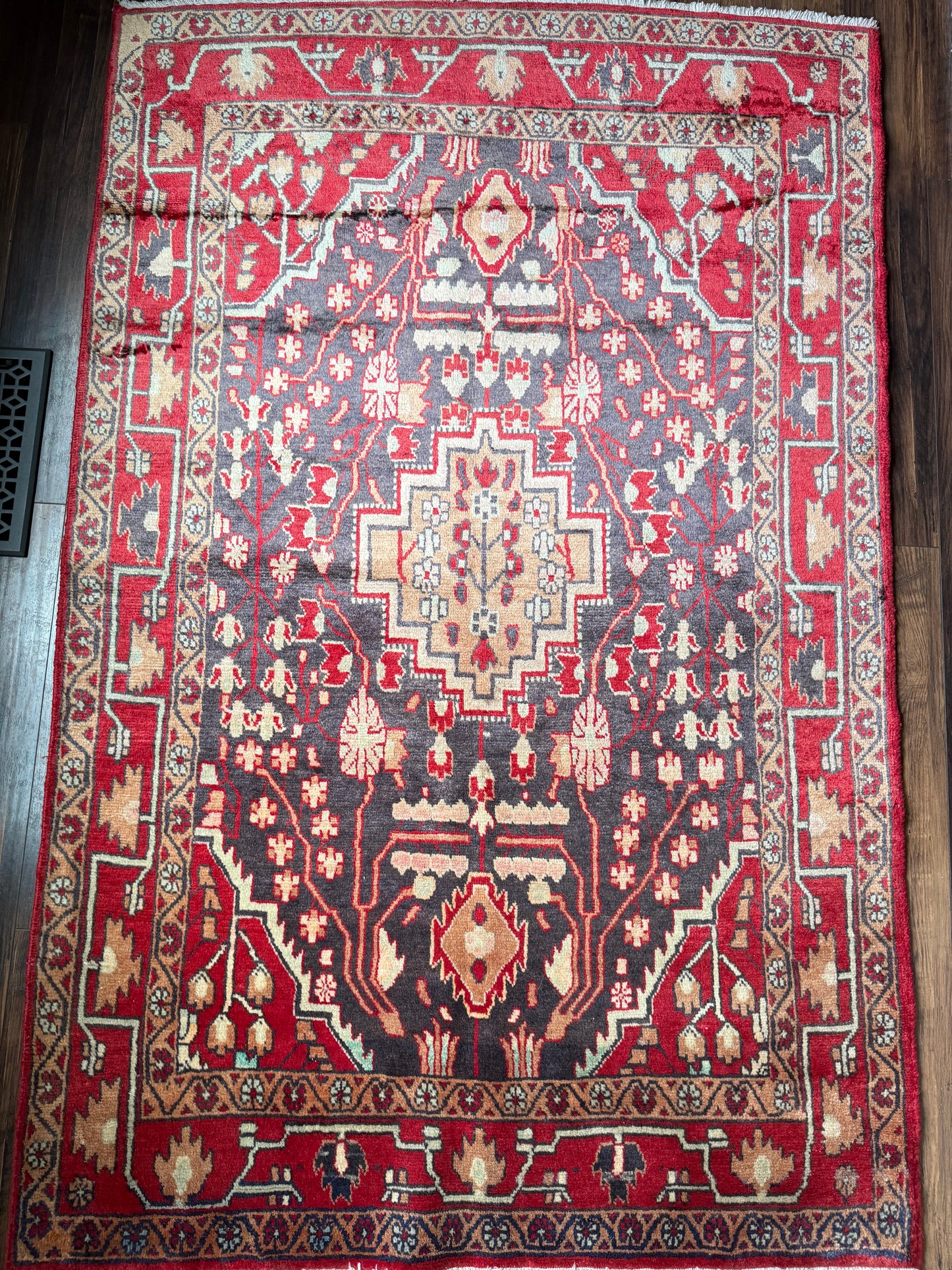 Vintage Persian Style Rug No. A1208 - 4.3’x6.7’