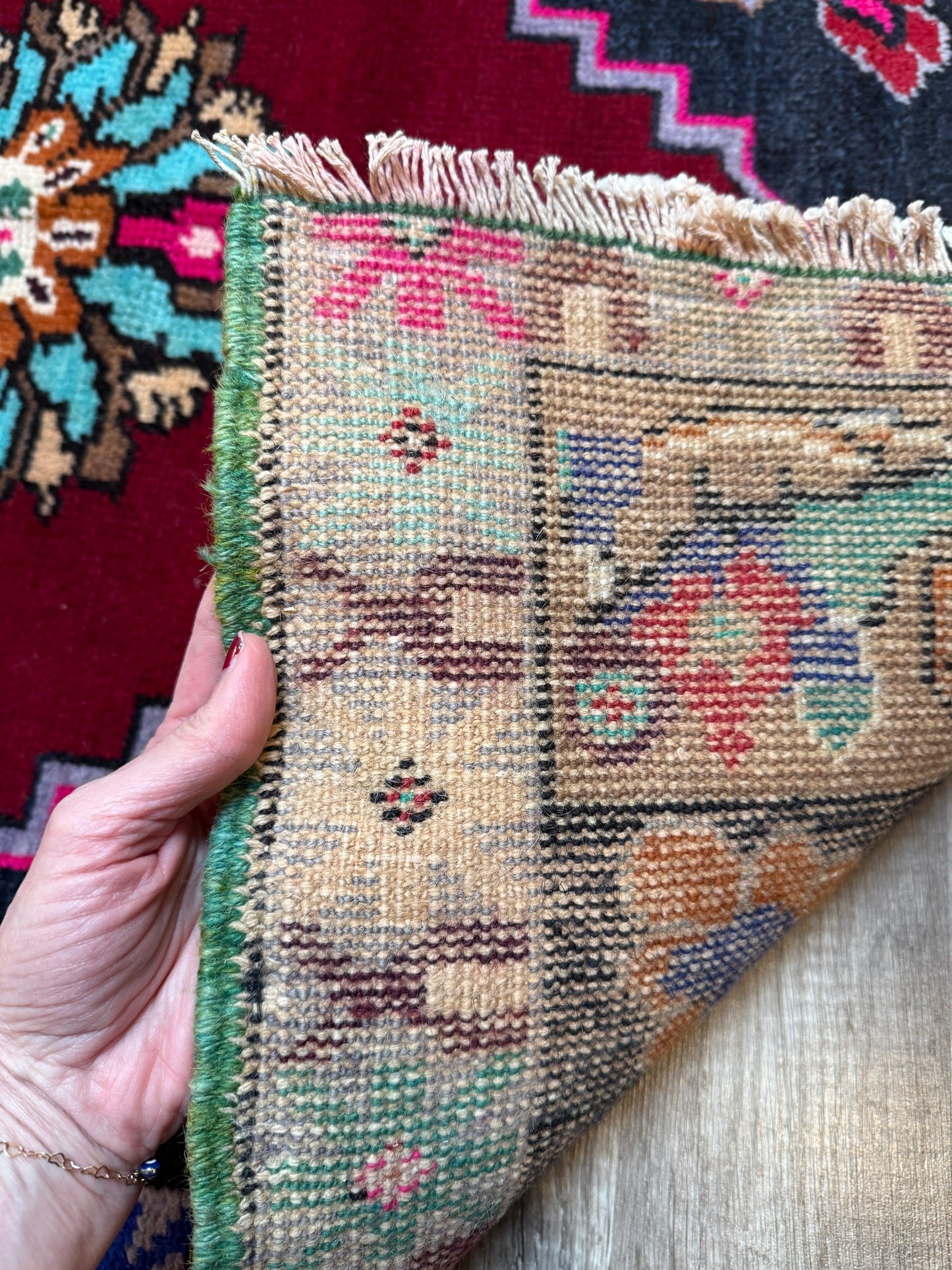 Vintage Turkish Rug No. A1211 - 2.9’x5.9’