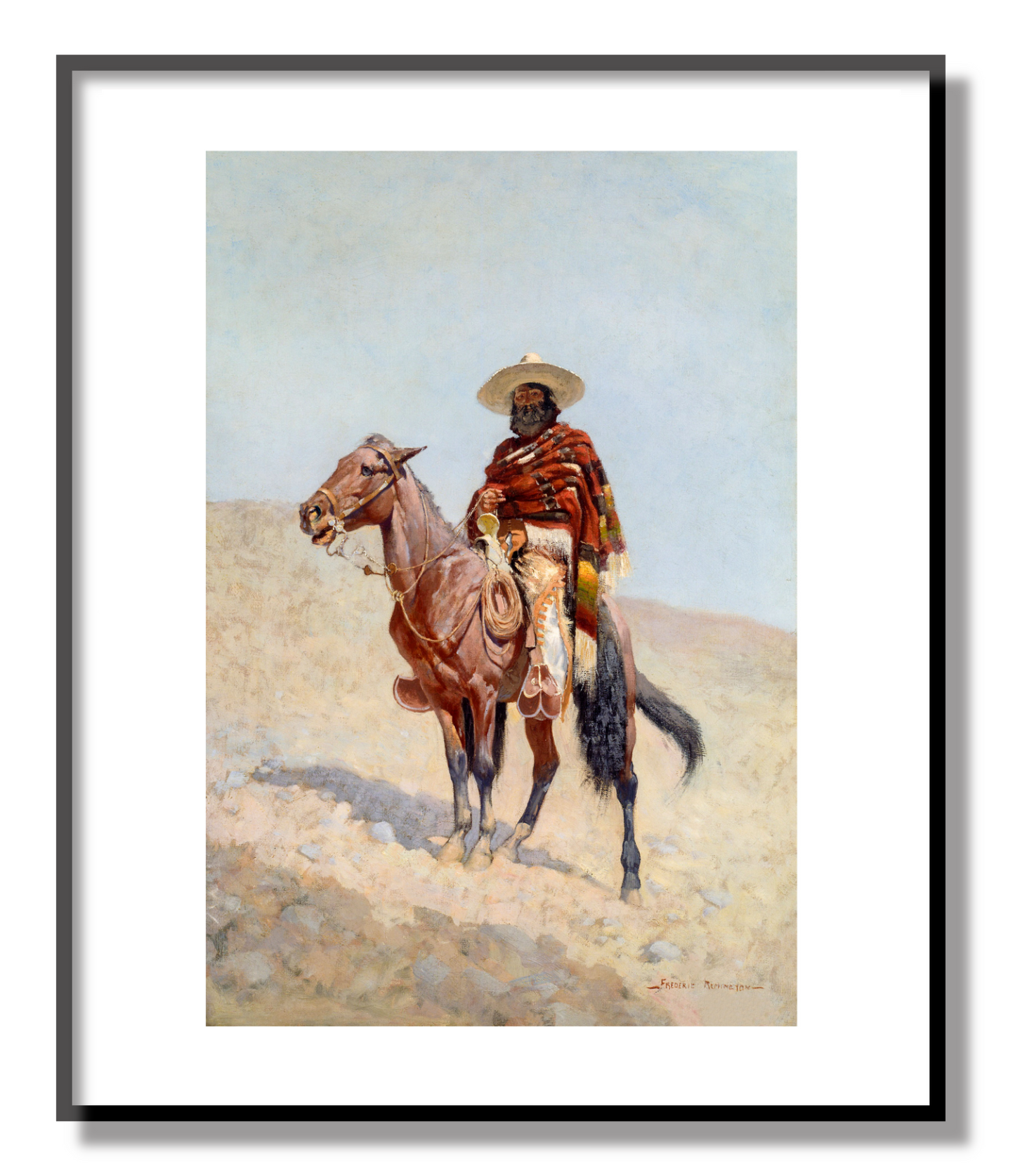 A Mexican Vaquero Giclée Print