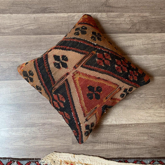 No. P355 - 16" X 16" Turkish Rug Pillow Cover