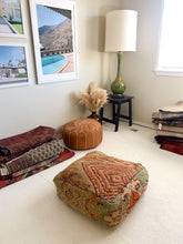 Load image into Gallery viewer, Moroccan Rug Floor Pouf / Pet Bed #345
