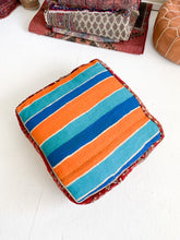 Load image into Gallery viewer, Moroccan Rug Floor Pouf / Pet Bed #346
