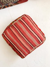 Load image into Gallery viewer, Moroccan Rug Floor Pouf / Pet Bed #348
