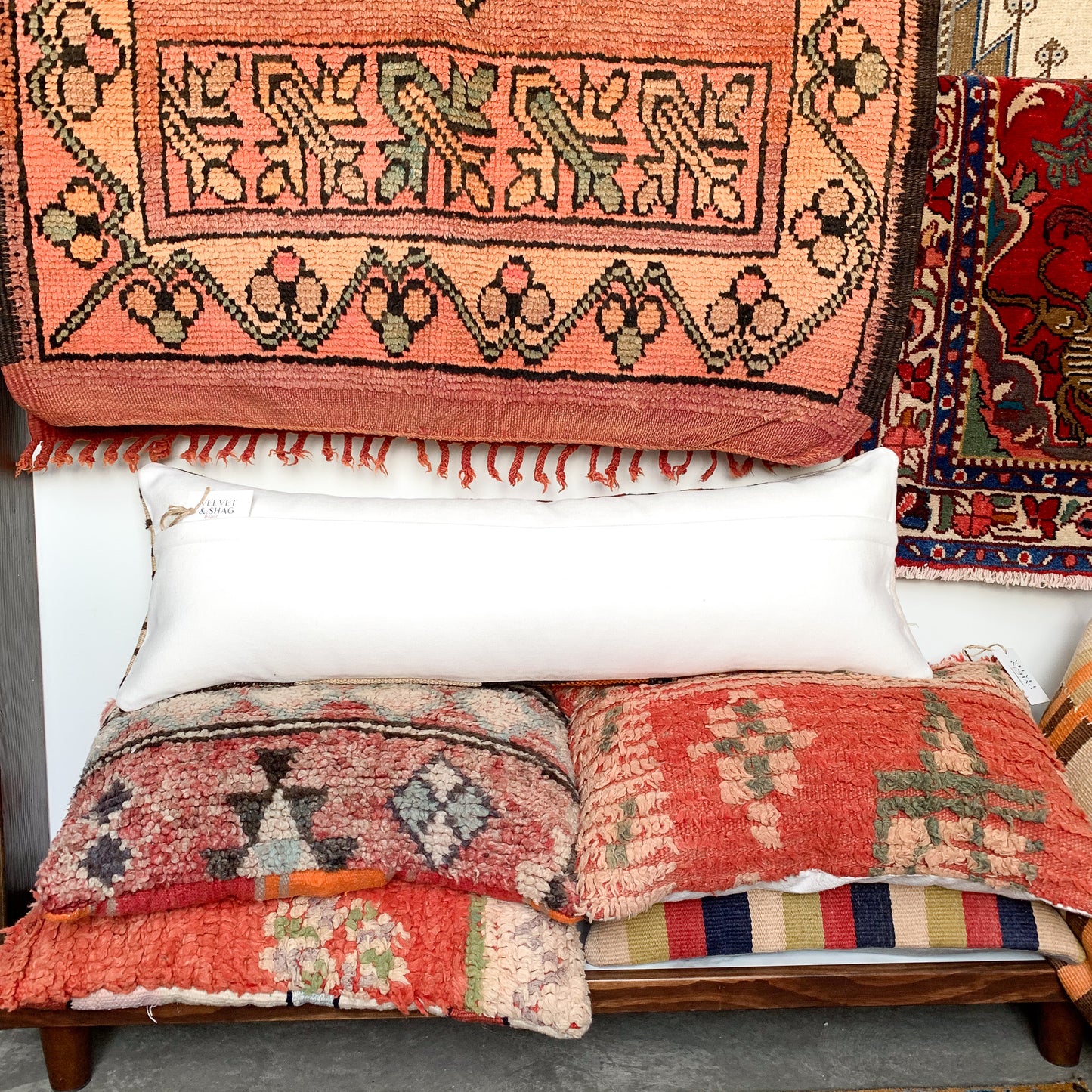 No. P287 - 12" X 36" Turkish Rug Pillow Cover