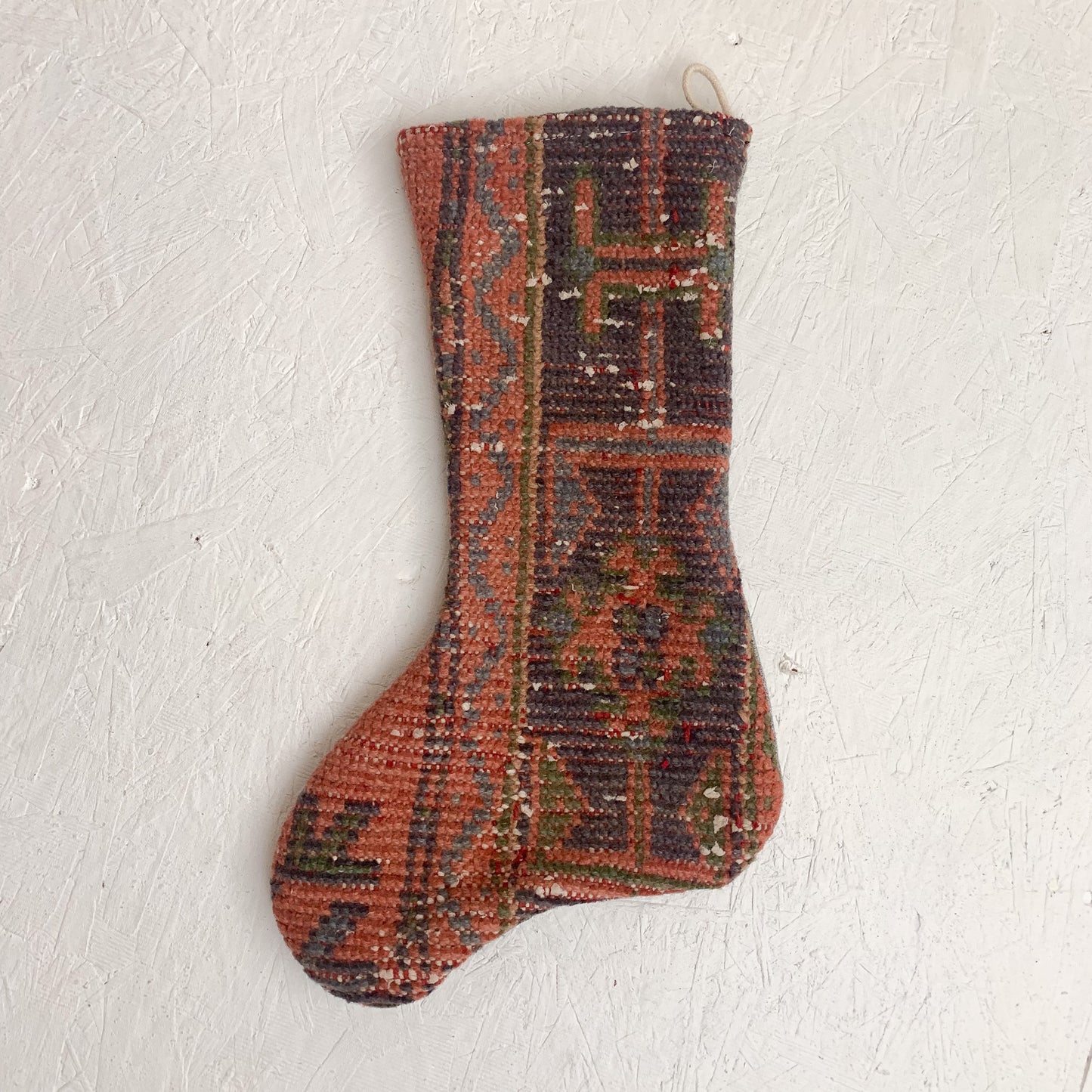 No. S171 - Vintage Turkish Rug Christmas Stocking