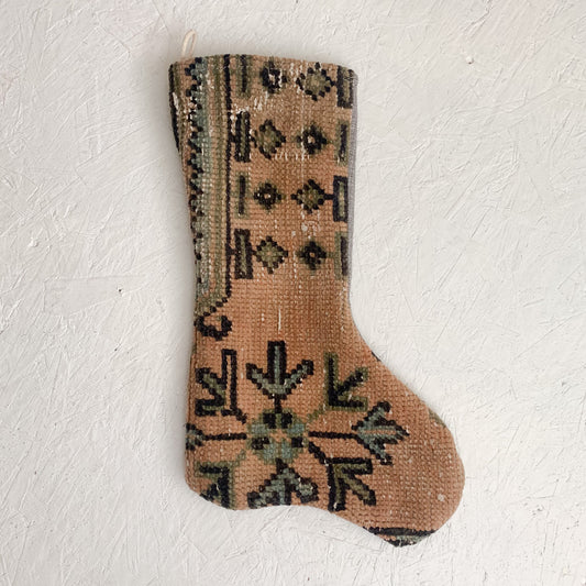 No. S170 - Vintage Turkish Rug Christmas Stocking