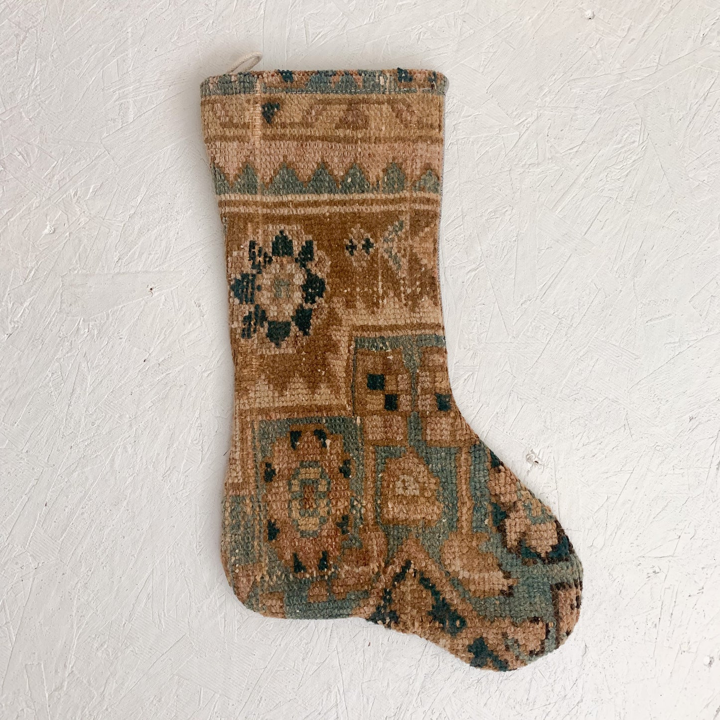 No. S169 - Vintage Turkish Rug Christmas Stocking