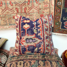 Load image into Gallery viewer, No. P299 - 16&quot; X 16&quot; Turkish Rug Pillow Cover
