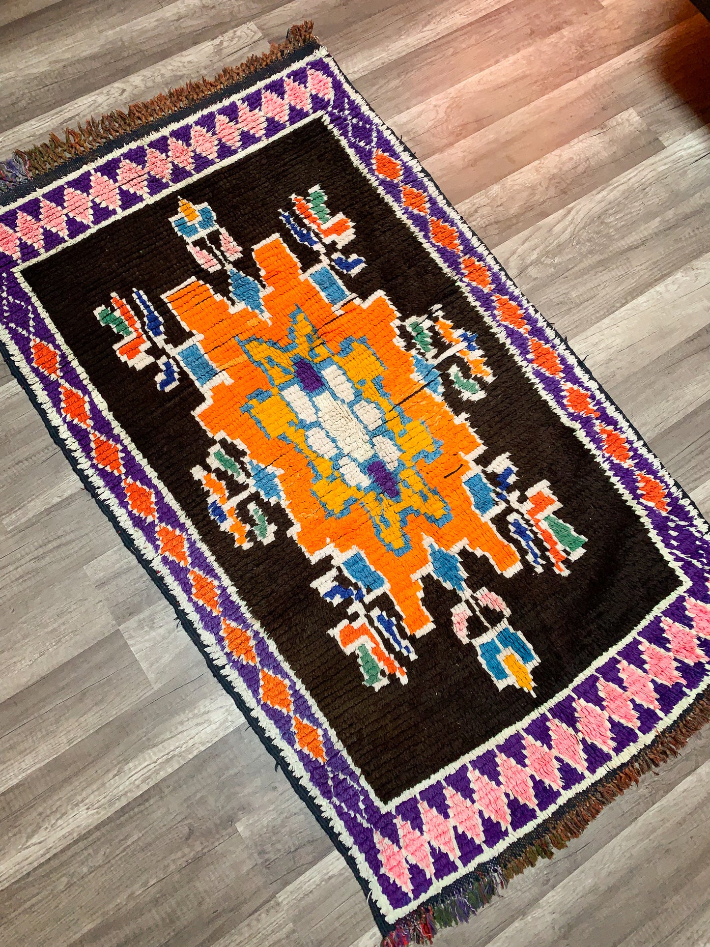 Vintage Moroccan Berber Area Rug No. A1152 - 2.5' x 4.3'