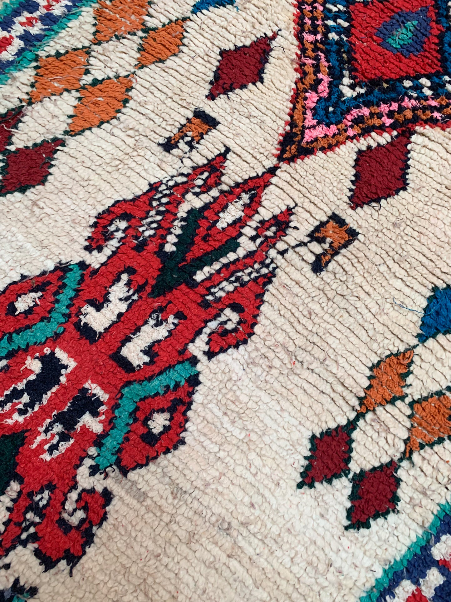 Vintage Moroccan Berber Area Rug No. A1151 - 4' x 7.7'