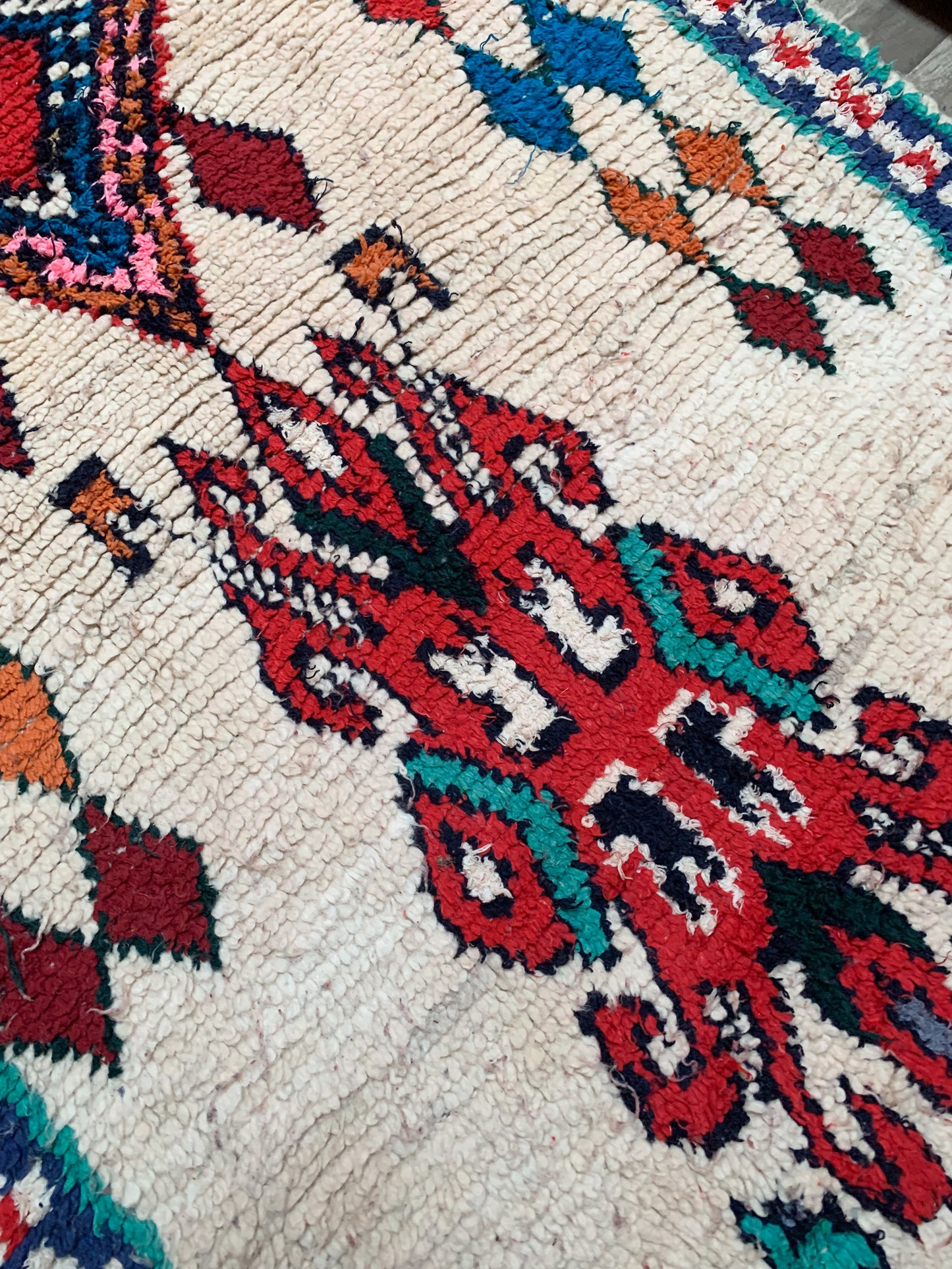 Vintage Moroccan Berber Area Rug No. A1151 - 4' x 7.7'